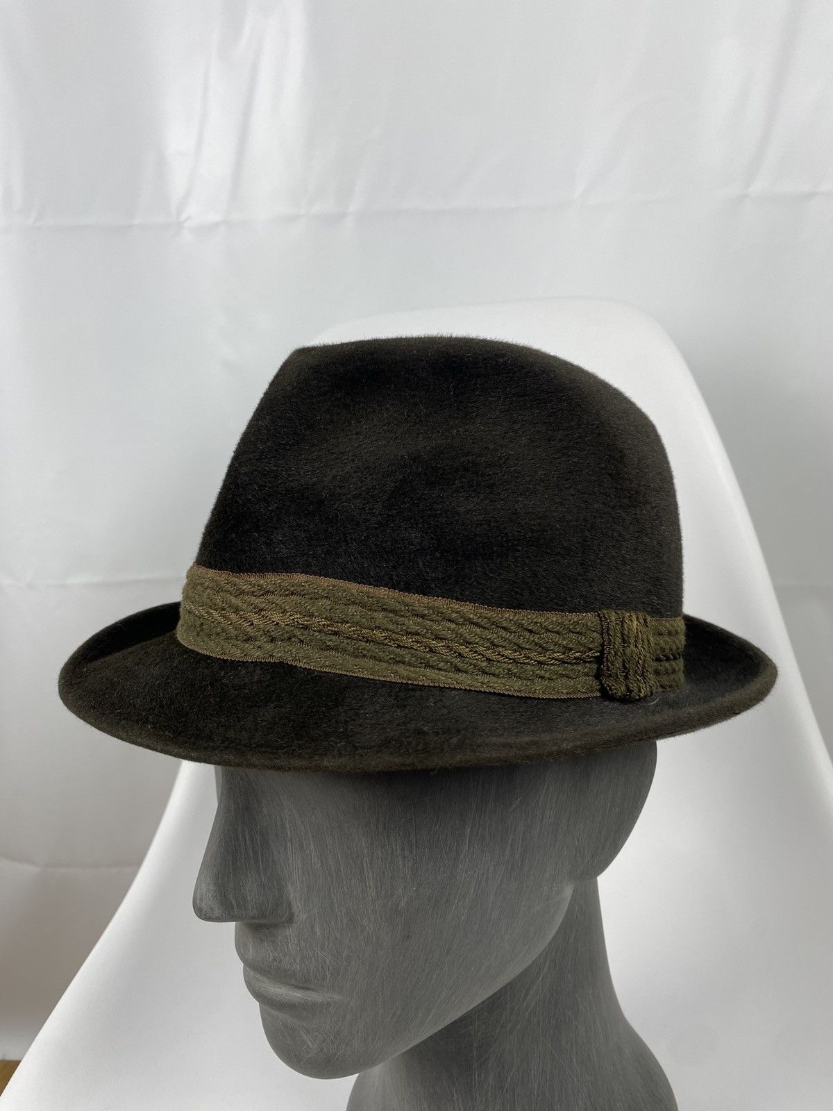 Other Dunn&Co Wool Fedora Hat Size 58 7 1/8 Great Britain Size ONE SIZE - 1 Thumbnail