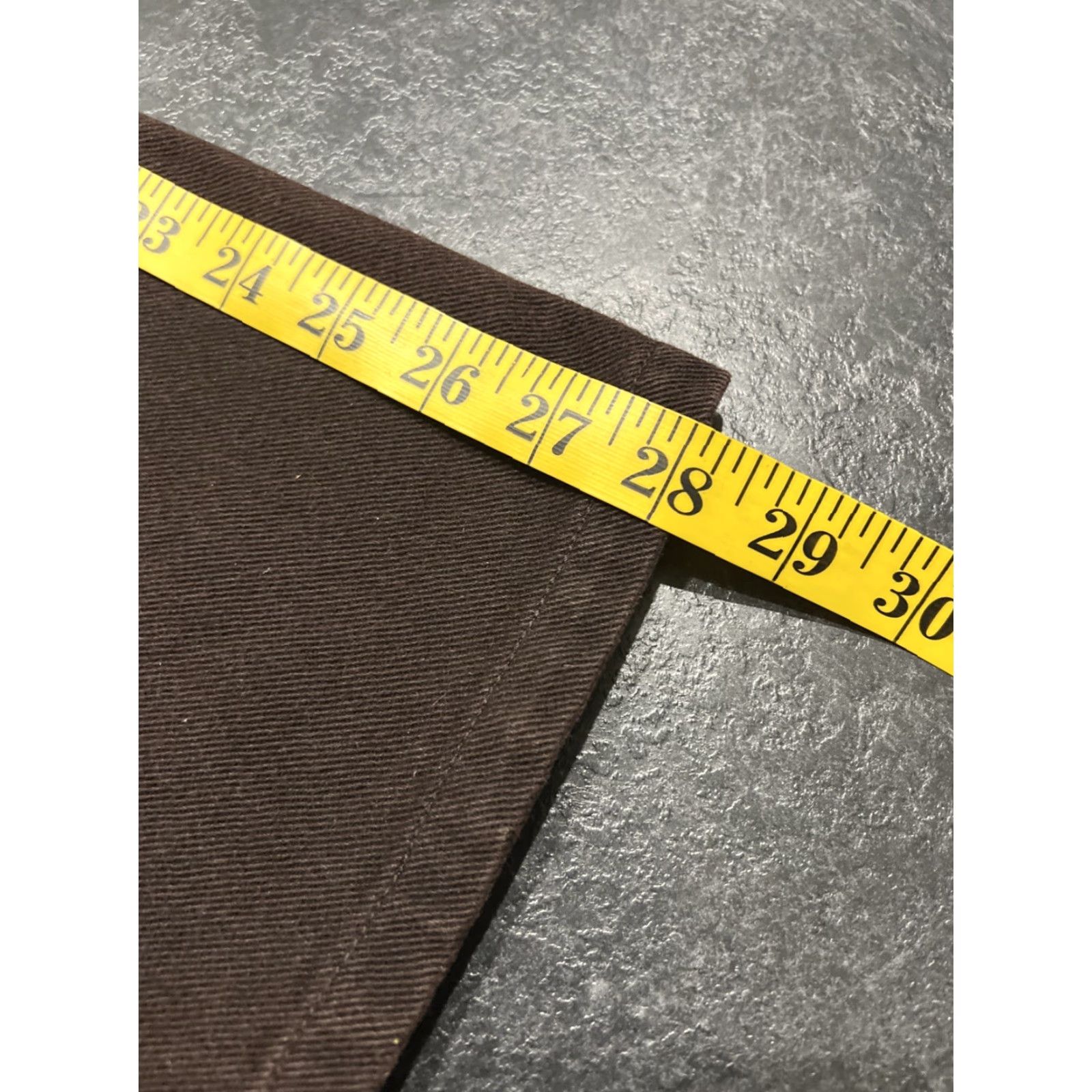 Denime Claudio Nucci Men Classic Straight Jeans Brown Denim 28x28 Regular Mid Rise 5 Pocket Mexico Size US 38 / EU 54 - 6 Thumbnail