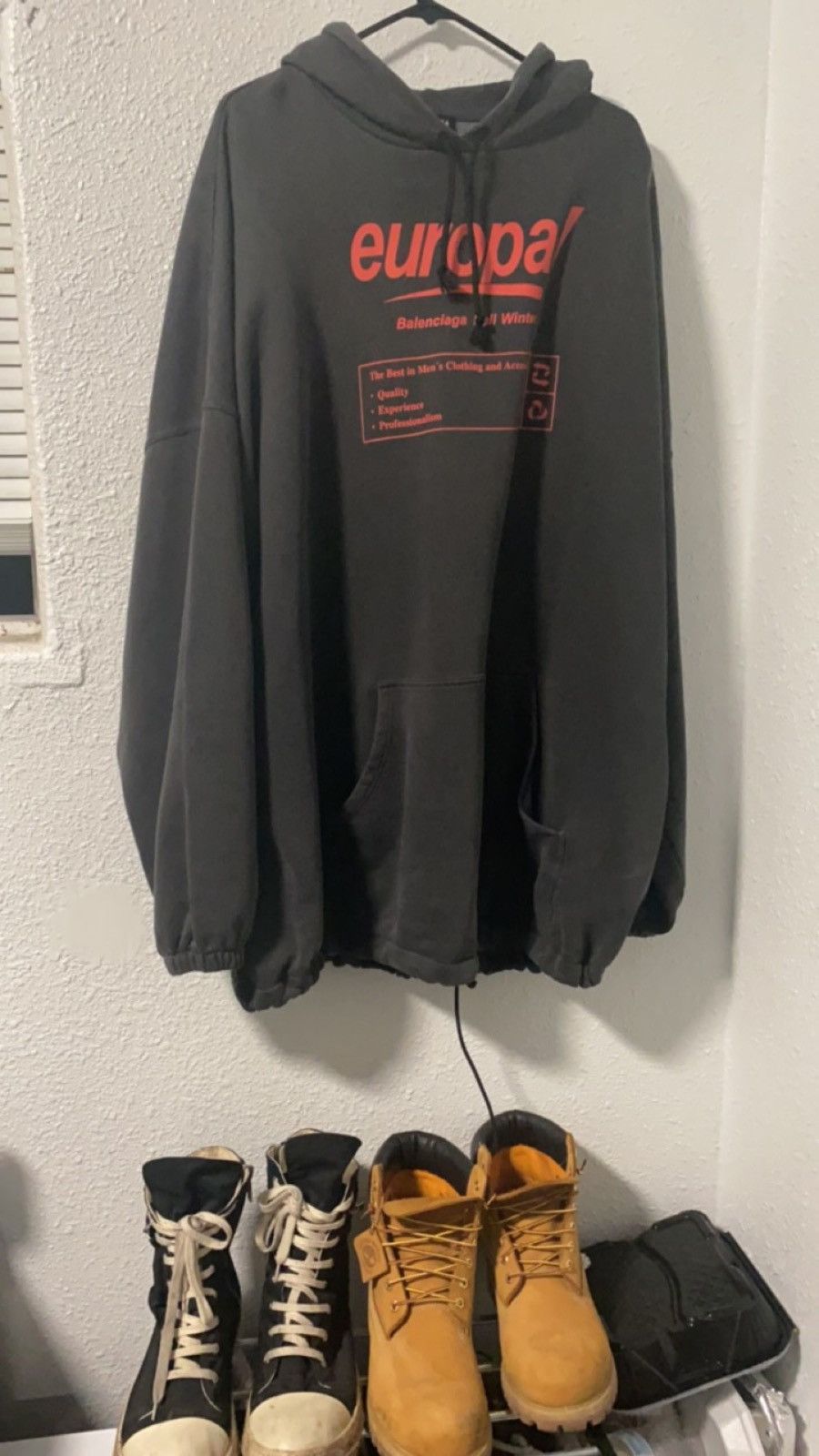 balenciaga europa hoodie