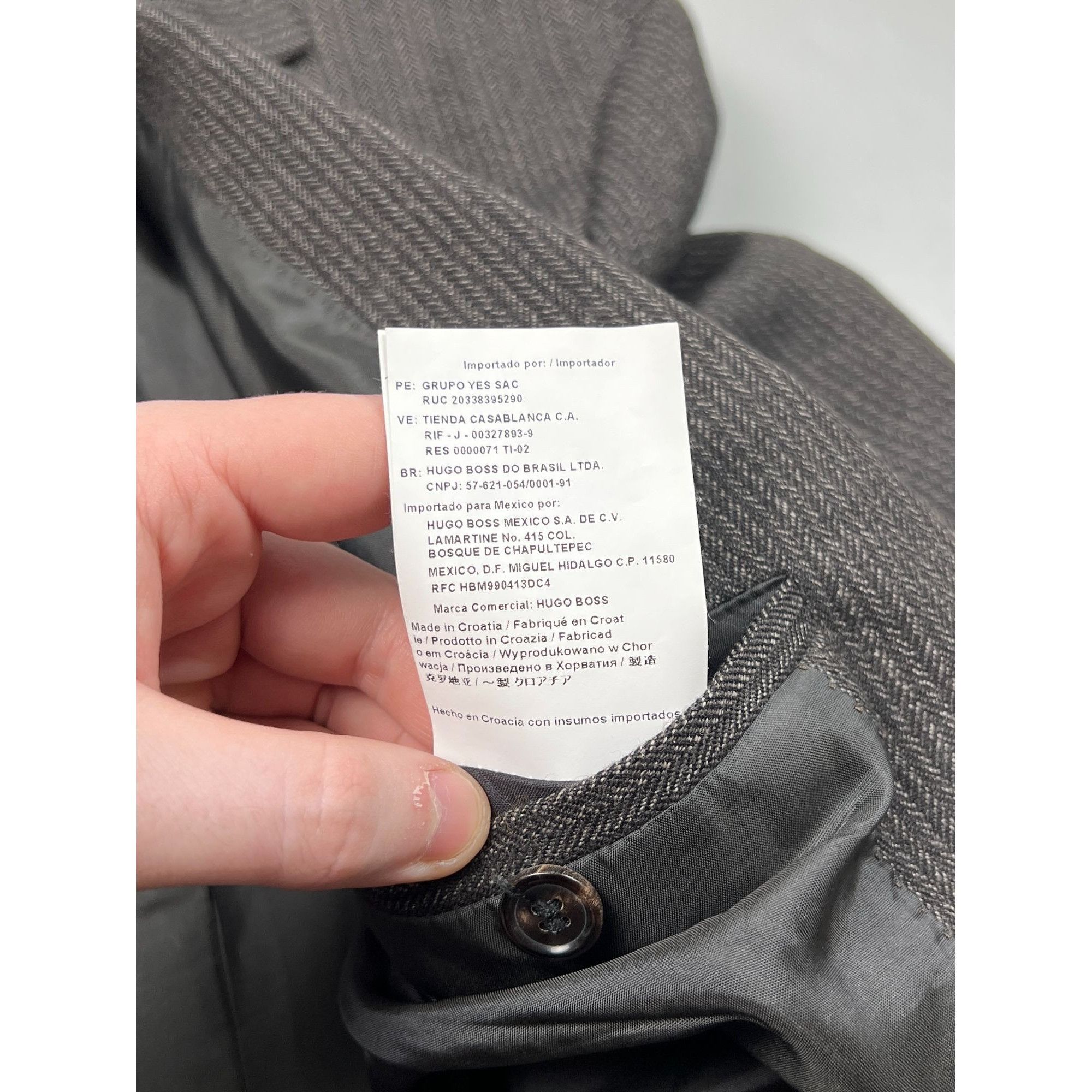 Hugo Boss Hugo Boss Maxwell Wool 2 Button Blazer (Y0727) Size 44R - 8 Thumbnail