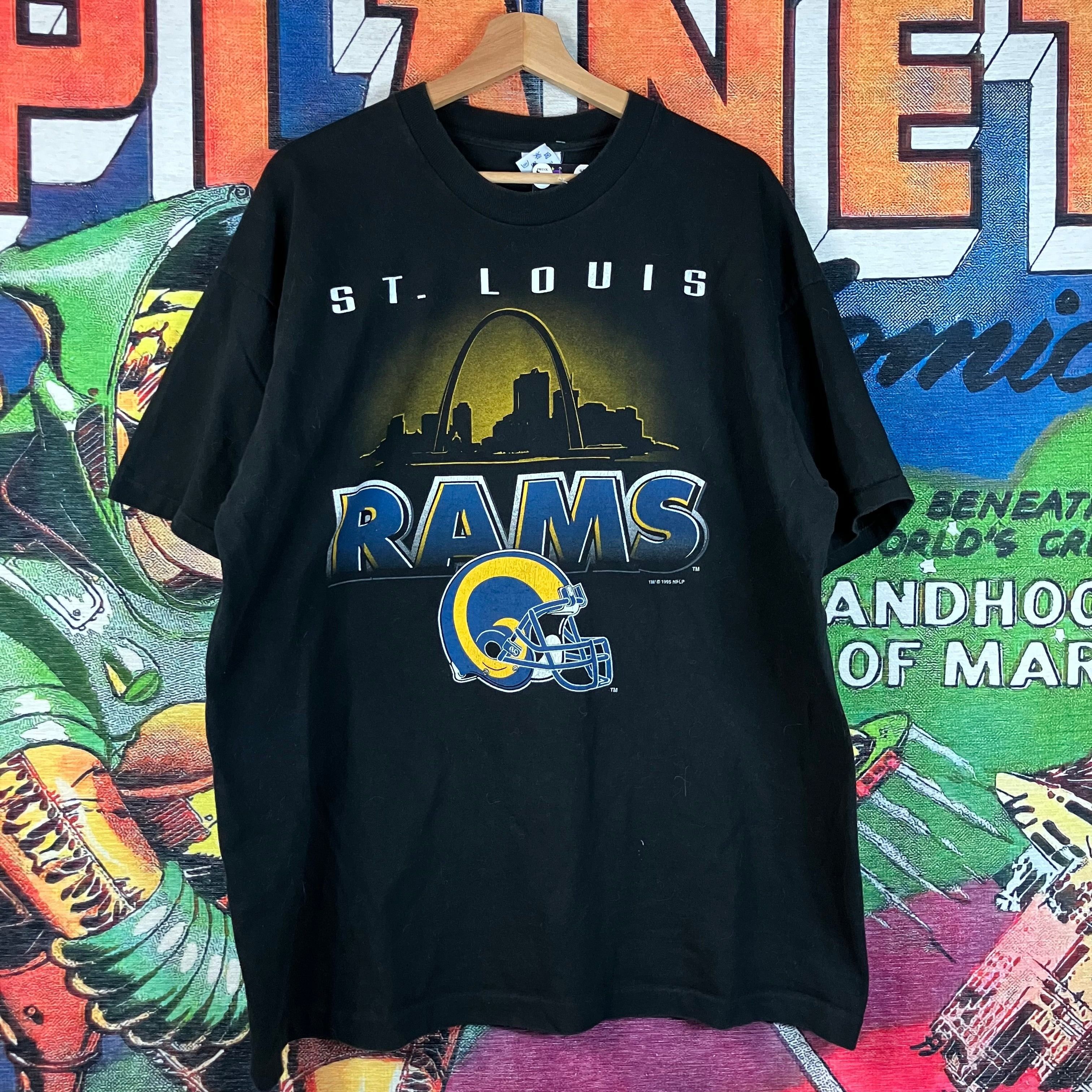 NFL × Vintage Vintage 90s Salem NFL St. Louis Rams Graphic Tee Size XL Size US XL / EU 56 / 4 - 1 Thumbnail