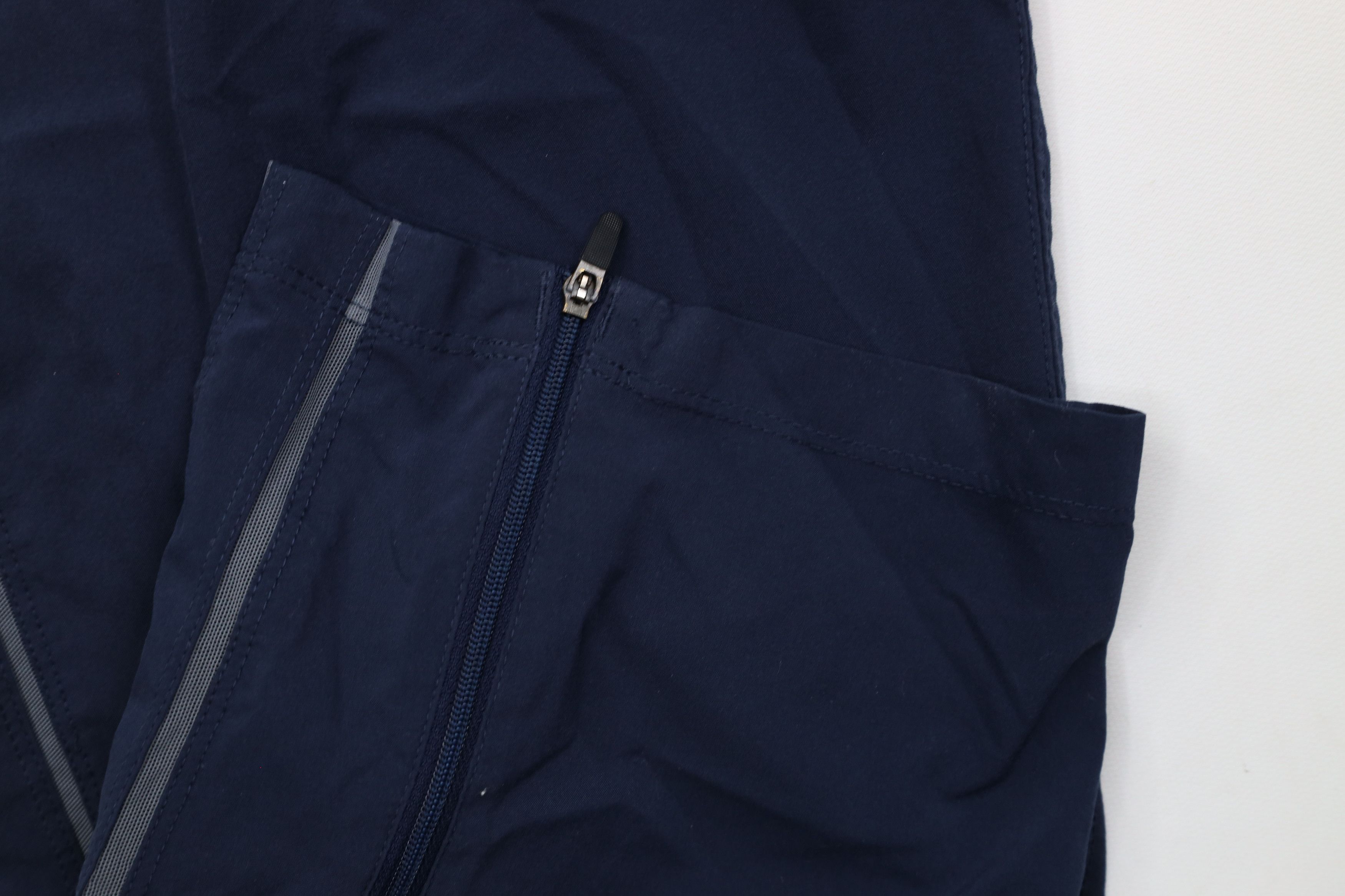 Nike × Vintage Vintage Y2K Nike Travis Scott Mini Swoosh Stretch Pants Blue Size US 38 / EU 54 - 8 Thumbnail