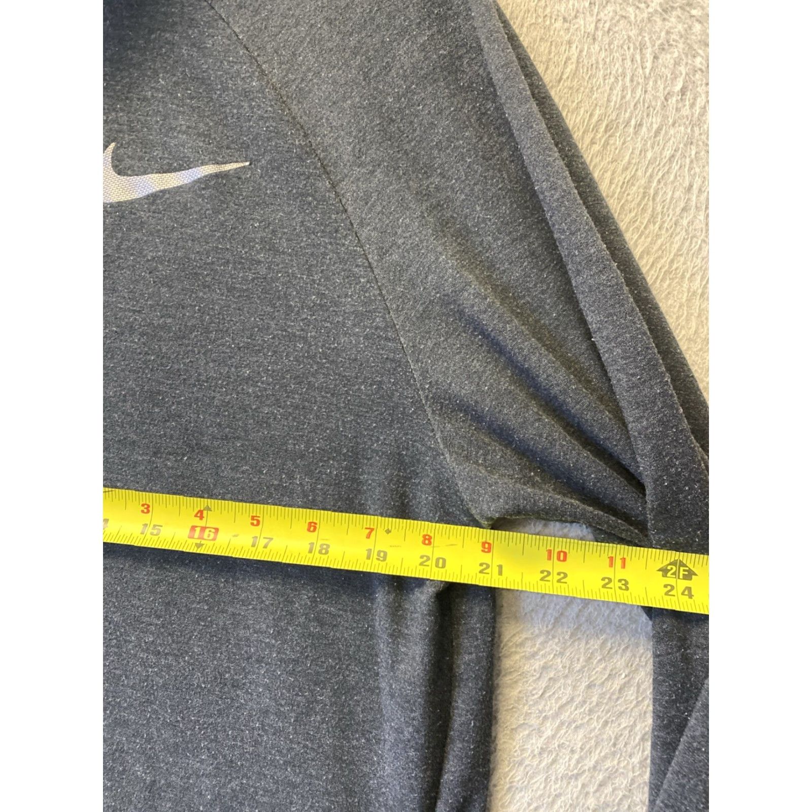 Nike Nike Sweater Men Large Hoodie Full Zip Gray Fleece Logo Athletic Casual Travel Workwear 90s? (Note: remove question) Size US L / EU 52-54 / 3 - 4 Thumbnail