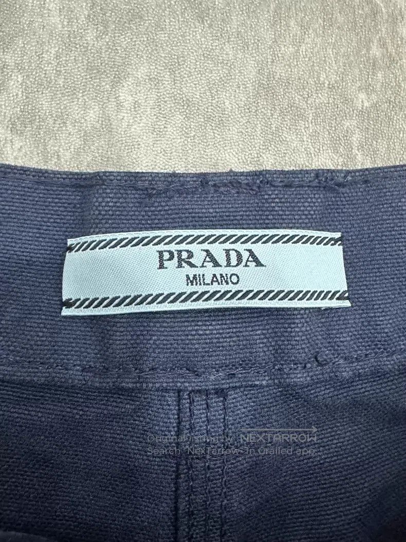 Prada Prada Triangle leather brand double-knee French lumberjack Size US 36 / EU 52 - 4 Thumbnail