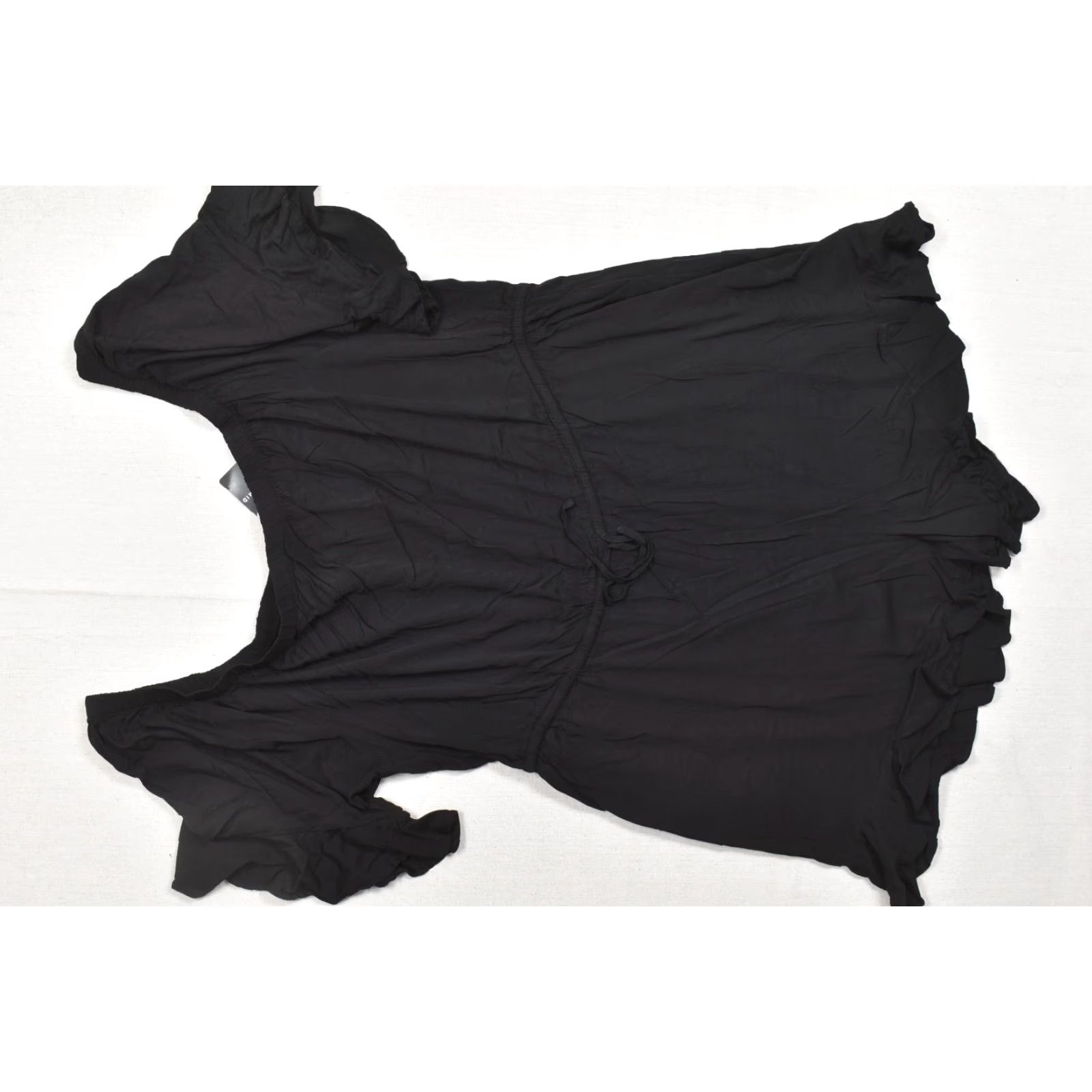 Torrid Torrid Romper Women 4 4X Plus Black Stretch Challis Off The Shoulder NWT NEW Size 40" / US 18 - 2 Thumbnail