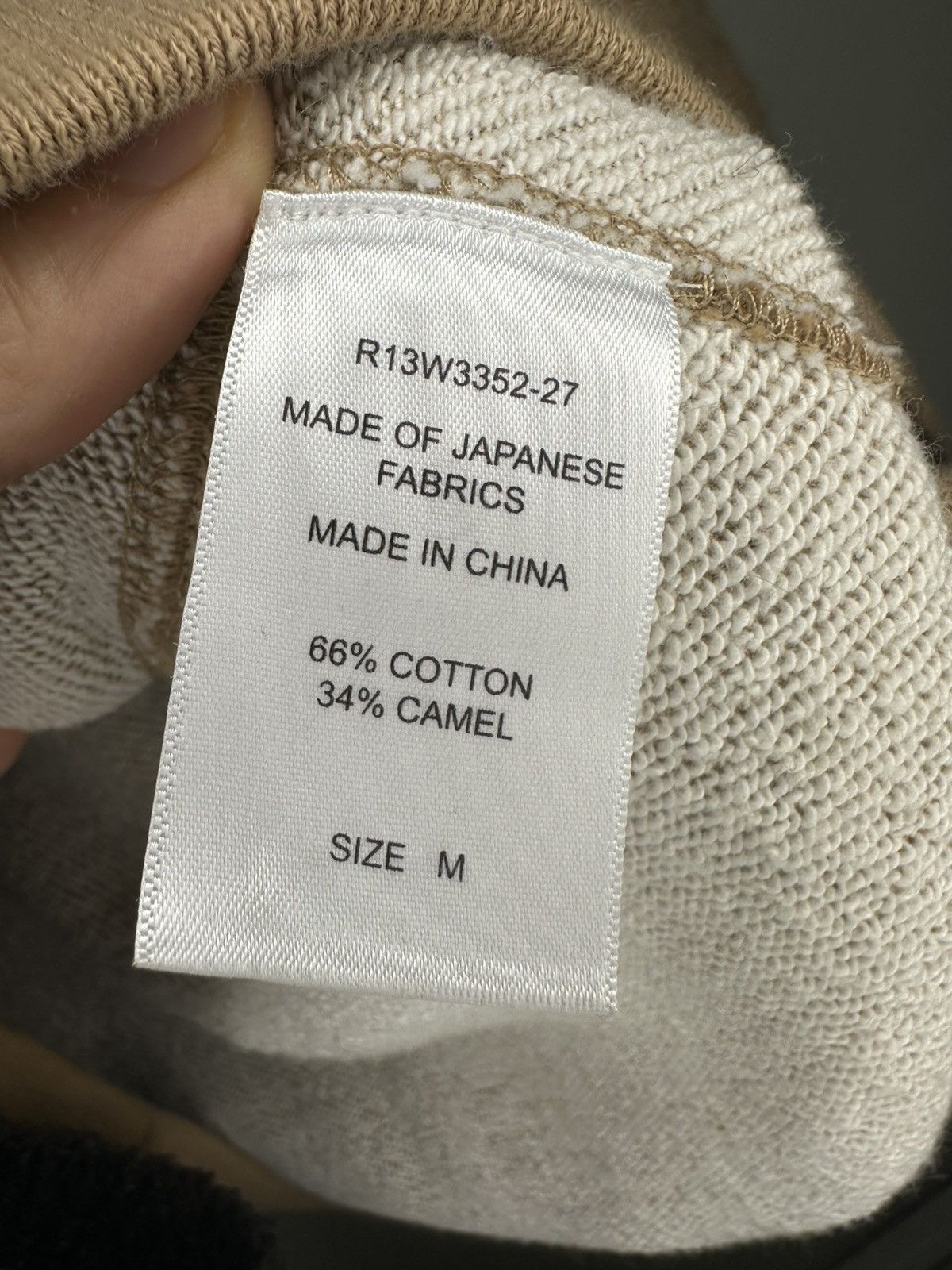 R13 R13 Camel Hair Hoodie Size M / US 6-8 / IT 42-44 - 5 Thumbnail