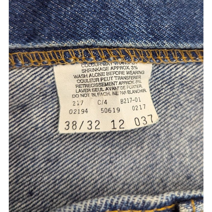 Levi's × Levi's Vintage Clothing × Vintage Vintage Levis 619 Made in Canada Orange Tab Blue Jeans Size US 36 / EU 52 - 9 Thumbnail