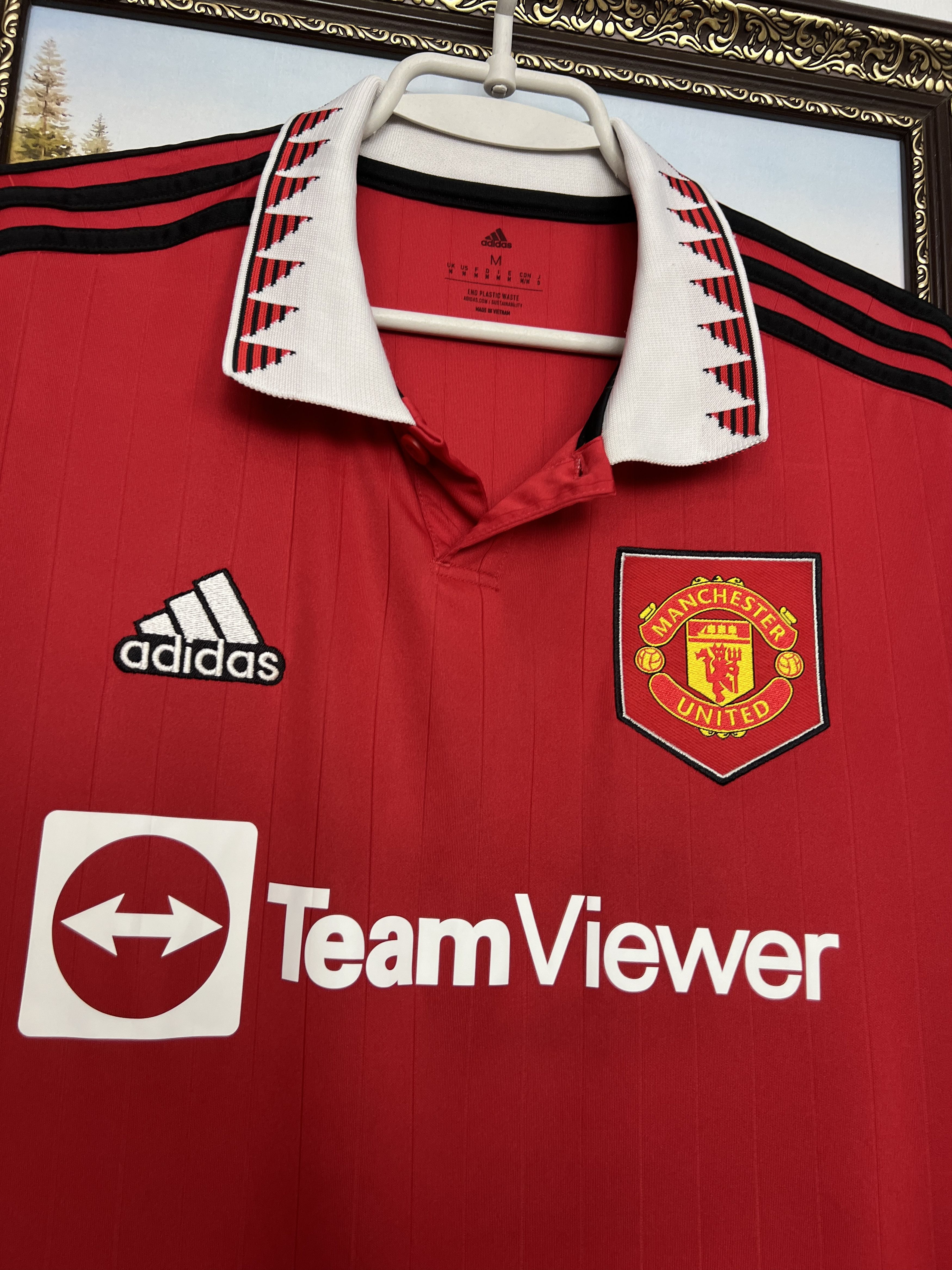 Adidas Manchester United Home football shirt Soccer Jersey Trikot Size US M / EU 48-50 / 2 - 3 Thumbnail