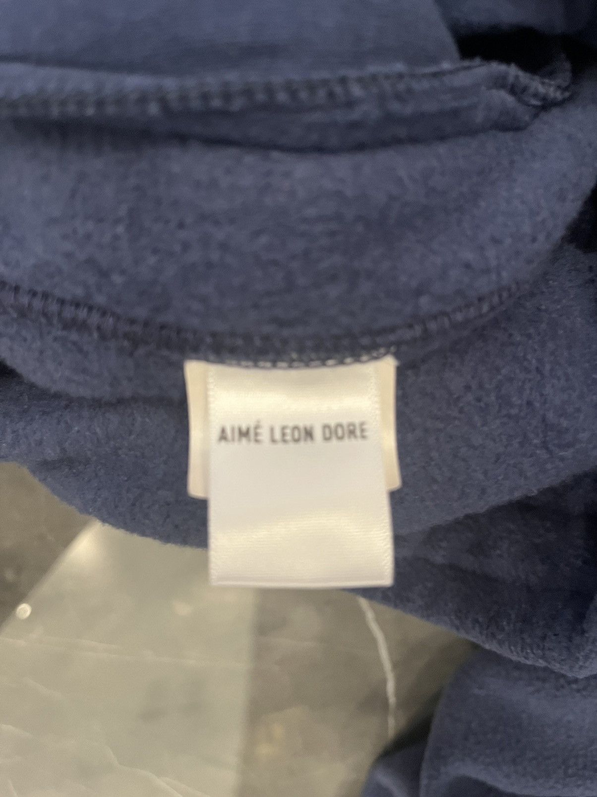 Aime Leon Dore Aime Leon Dore Blue Sherpa Fleece Spellout Jogger Sweatpants Size US 28 / EU 44 - 4 Thumbnail