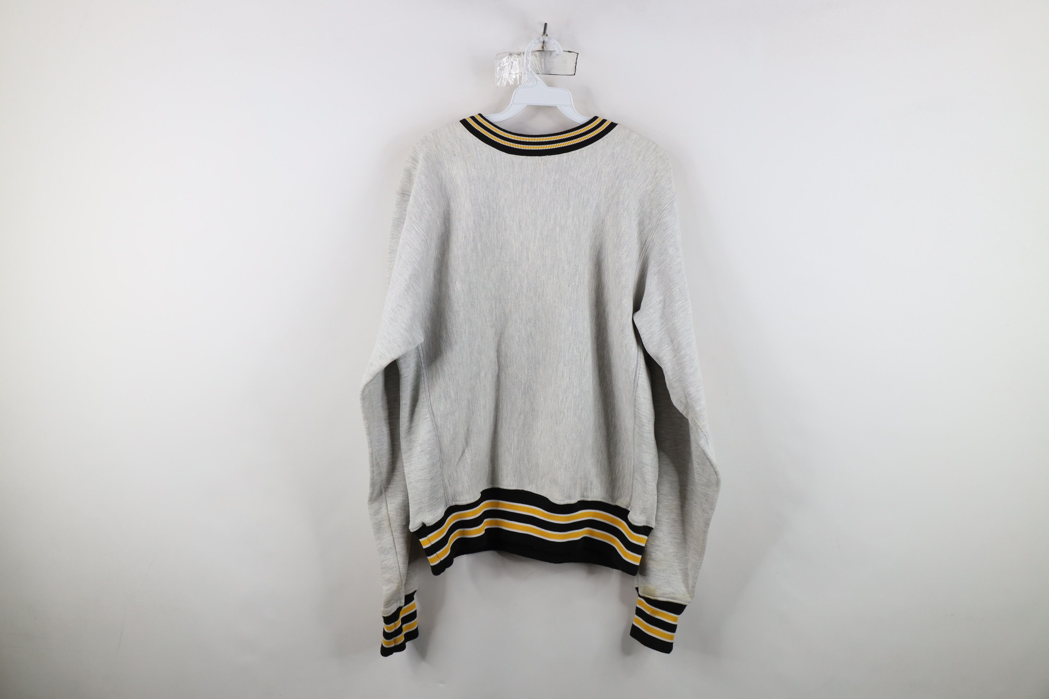 Vintage Vintage 90s Heavyweight Monmouth Sweatshirt Heather Gray USA Size US L / EU 52-54 / 3 - 12 Thumbnail