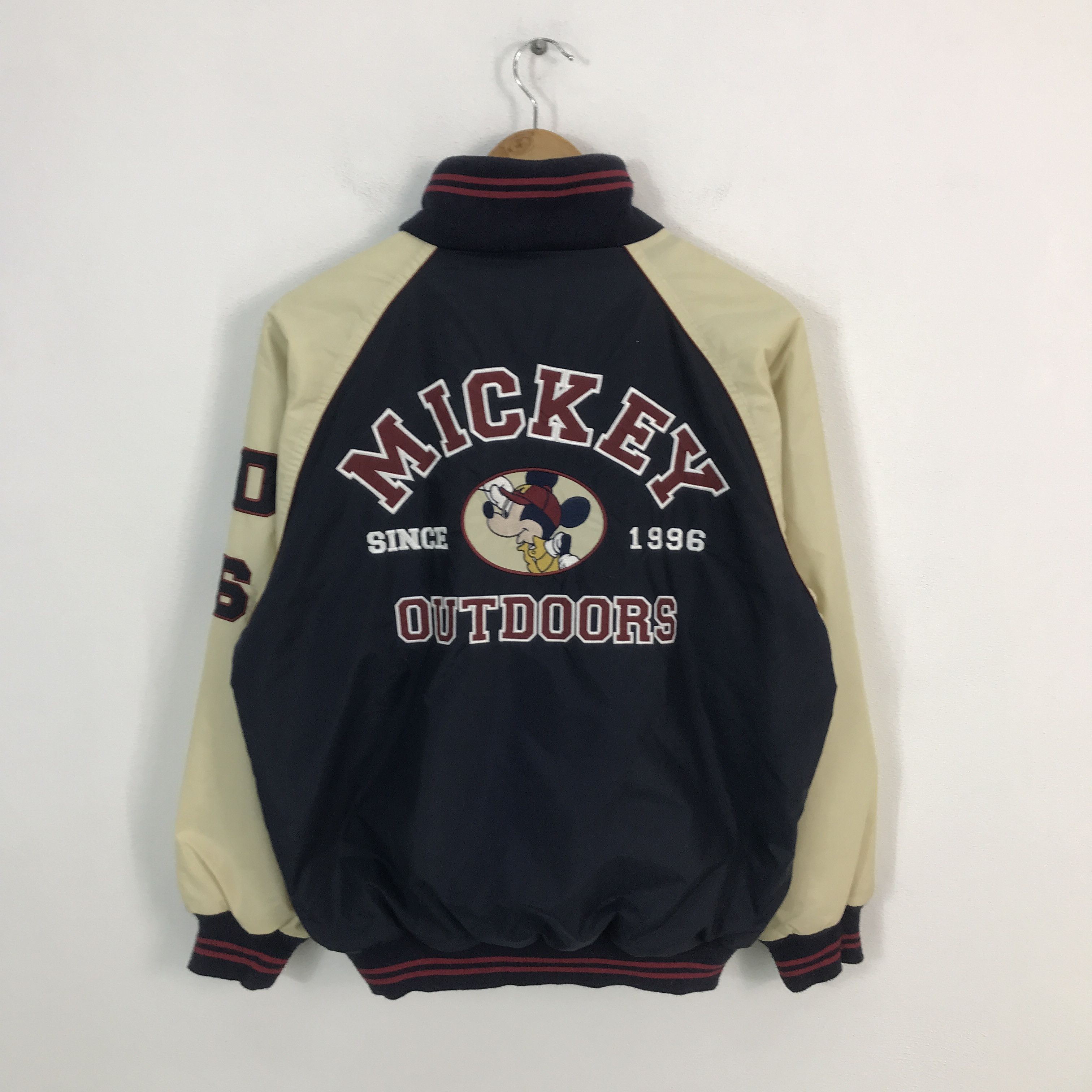 Japanese Brand × Mickey Mouse Mickey Mouse x Logos outdoors Varsity jacket style Size US L / EU 52-54 / 3 - 1 Thumbnail