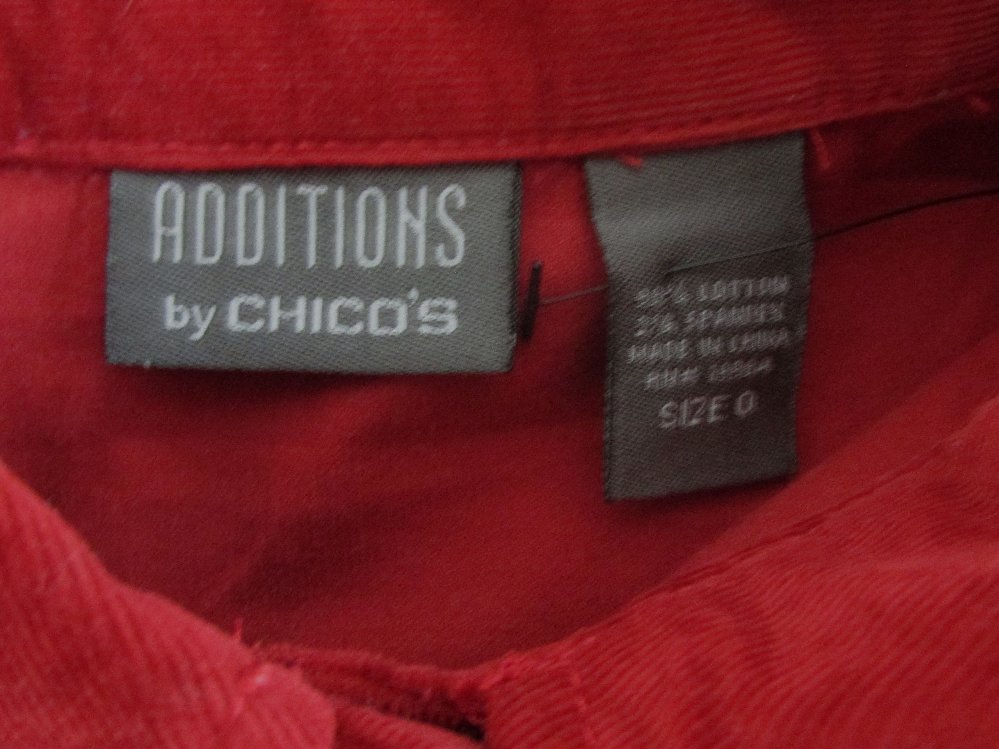 Chicos Chico's Women's Corduroy Shirt Size Small Size S / US 4 / IT 40 - 2 Thumbnail