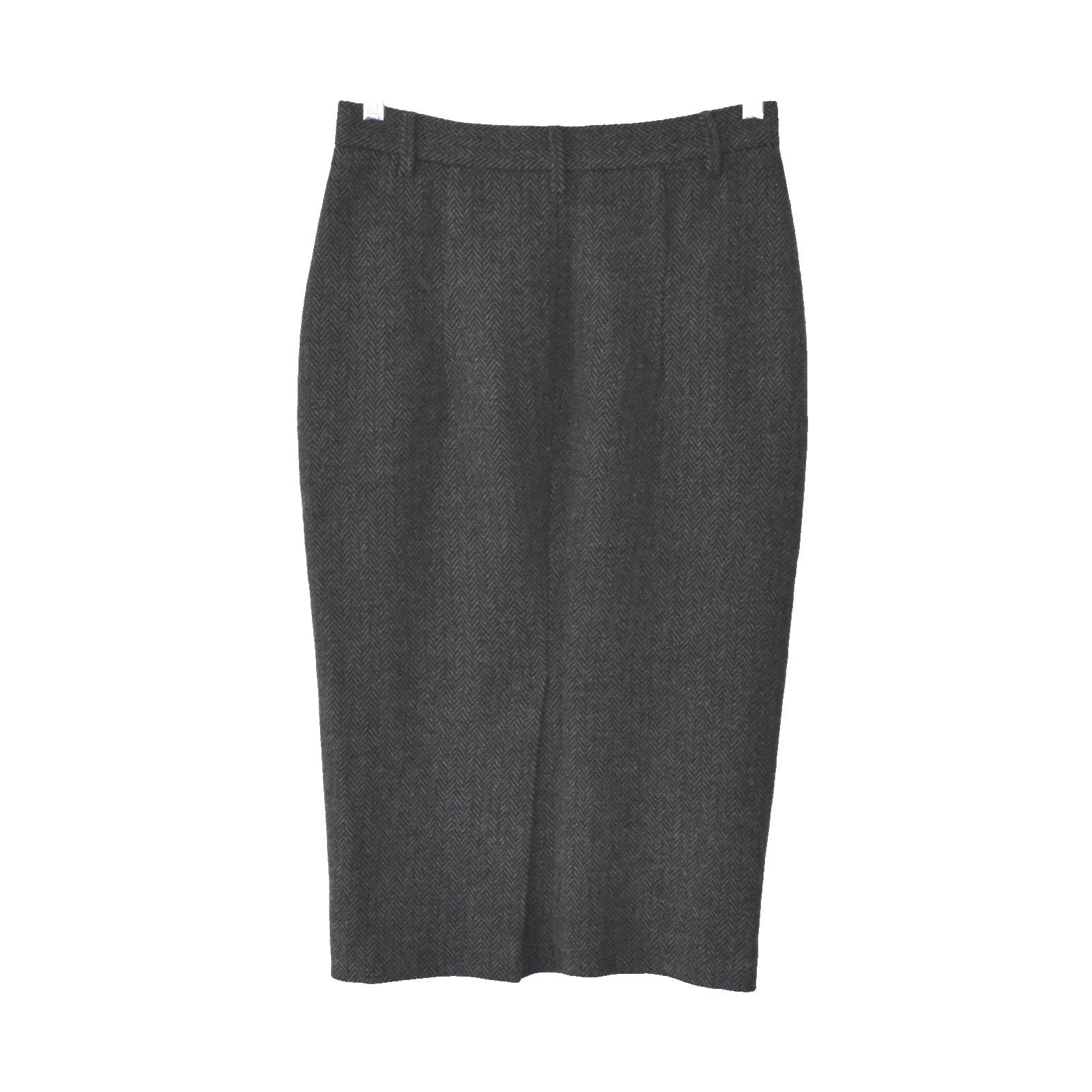 Ralph Lauren NEW RALPH LAUREN Herringbone Slash Pocket Pencil Skirt Sz 2 Size 26" / US 2 / IT 38 - 3 Thumbnail
