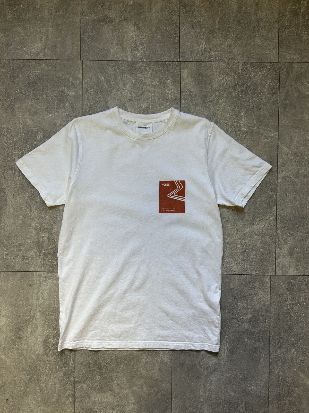 Japanese Brand × Norse Projects Mens Norse Project T Shirt Niels Gographic 1 luxury vintage Size US S / EU 44-46 / 1 - 1 Thumbnail
