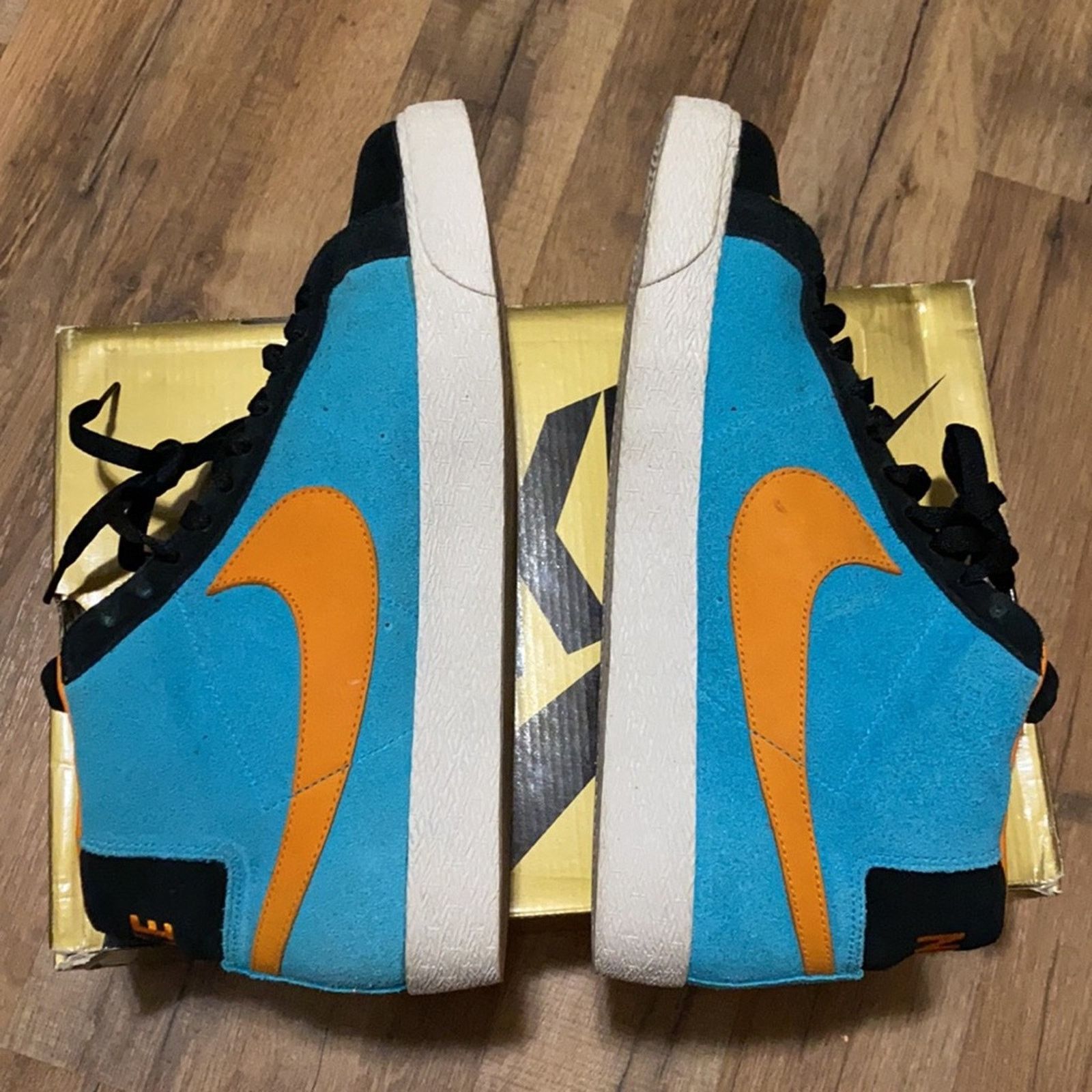 Nike 2007 Nike Blazer SB Chlorine Blue Bright Ceramic Size US 10.5 / EU 43-44 - 6 Thumbnail