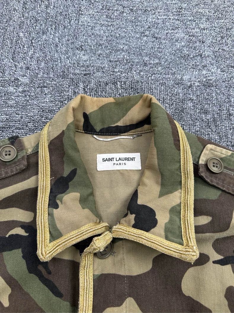 Saint Laurent Paris Saint Laurent Camouflage Work Jacket-2505 Size US XL / EU 56 / 4 - 5 Thumbnail