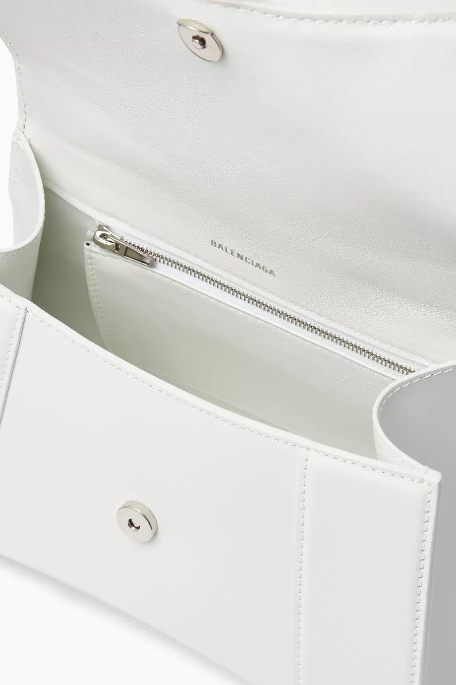 Balenciaga o1mt1gz0125 Size: OS / Hourglass Small Handbag in White Size ONE SIZE - 4 Thumbnail