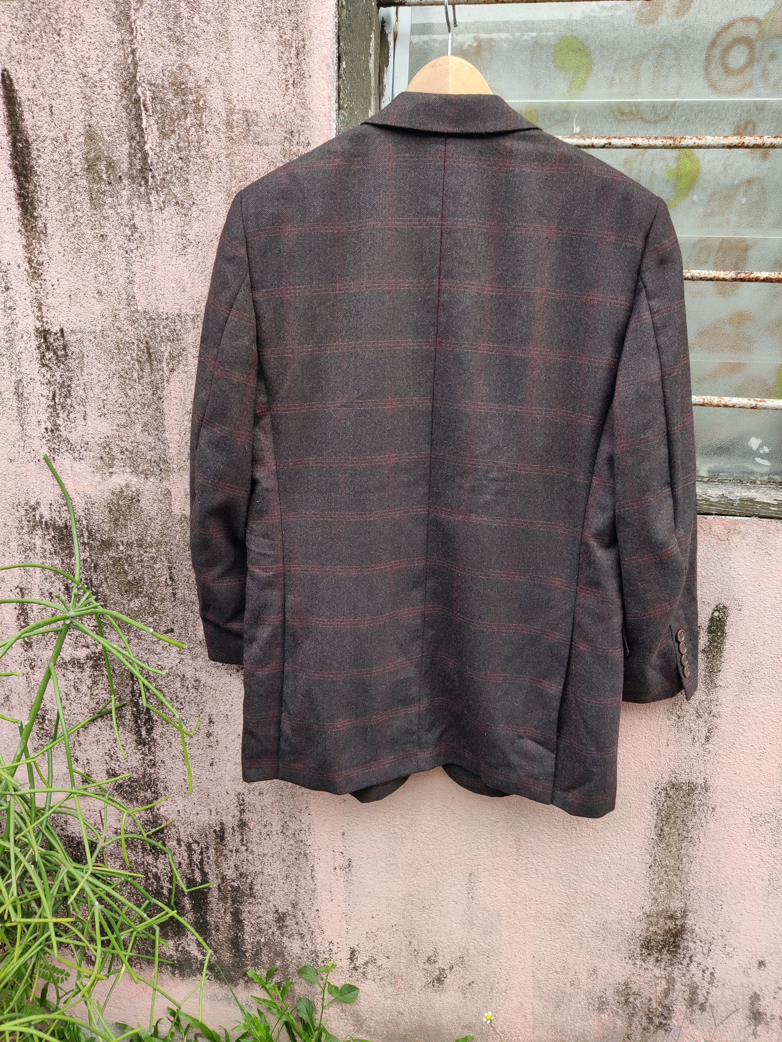 Longchamp Vintage Ormezzano Longchamp Virgin Wool Designer Coat Size 48R - 3 Thumbnail