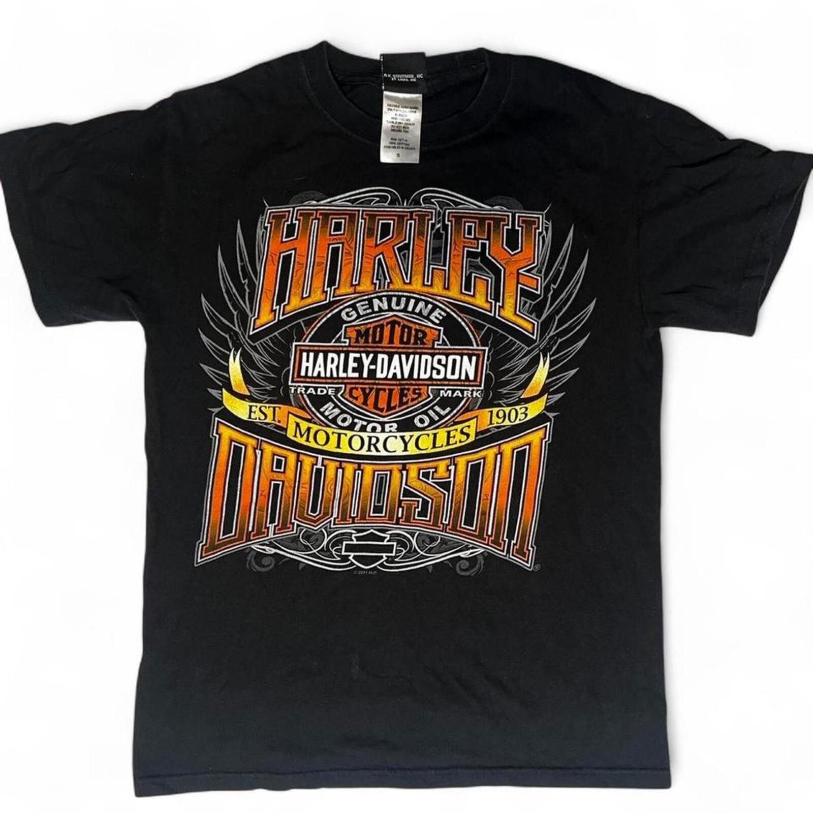 Harley Davidson Vintage Harley-Davidson Petersons Miami Graphic T-Shirt Sz S Size US S / EU 44-46 / 1 - 1 Thumbnail