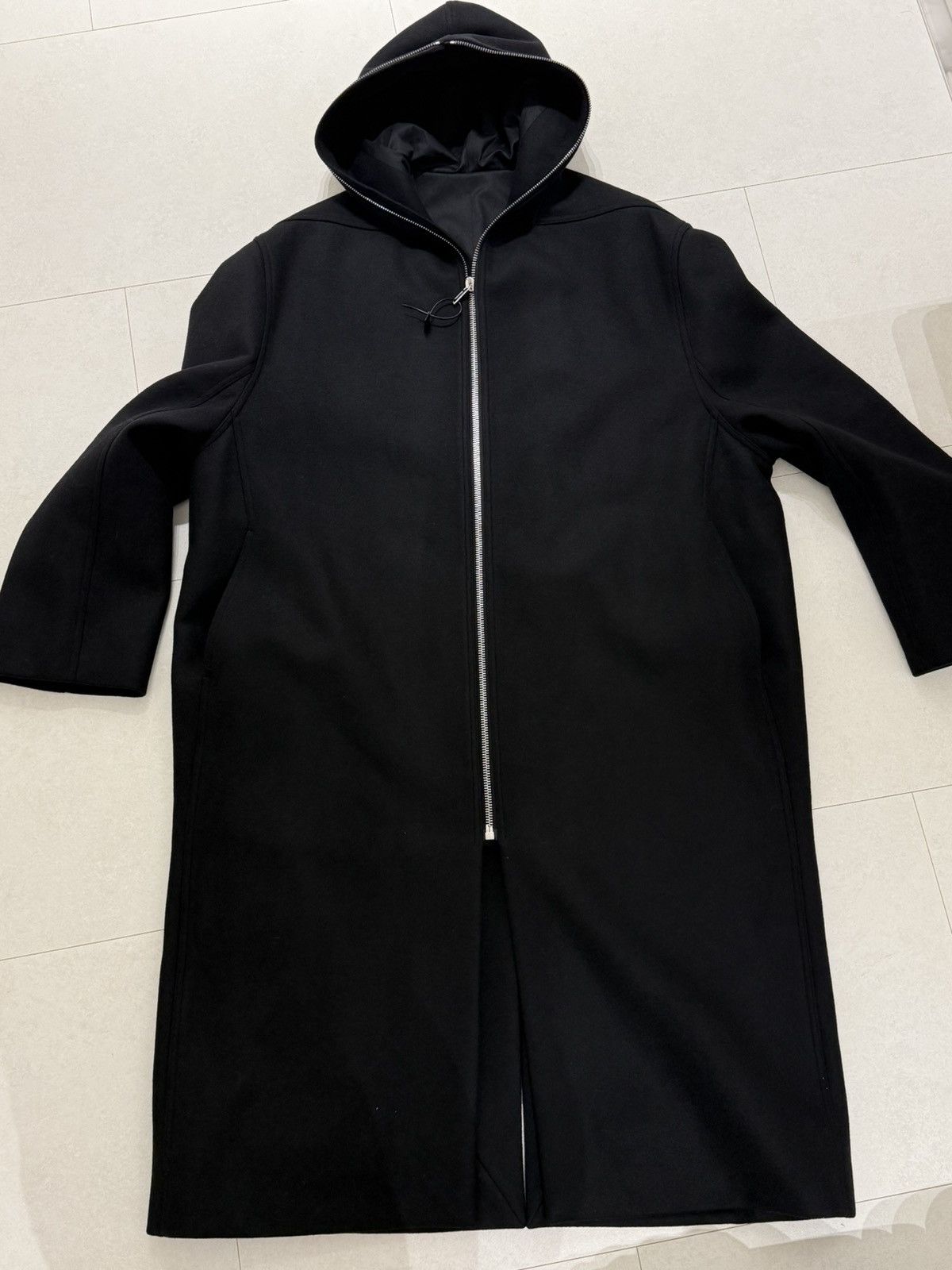Rick Owens Rick Owens Black Concordians Virgin Wool Mac Coat Size US M / EU 48-50 / 2 - 9 Thumbnail