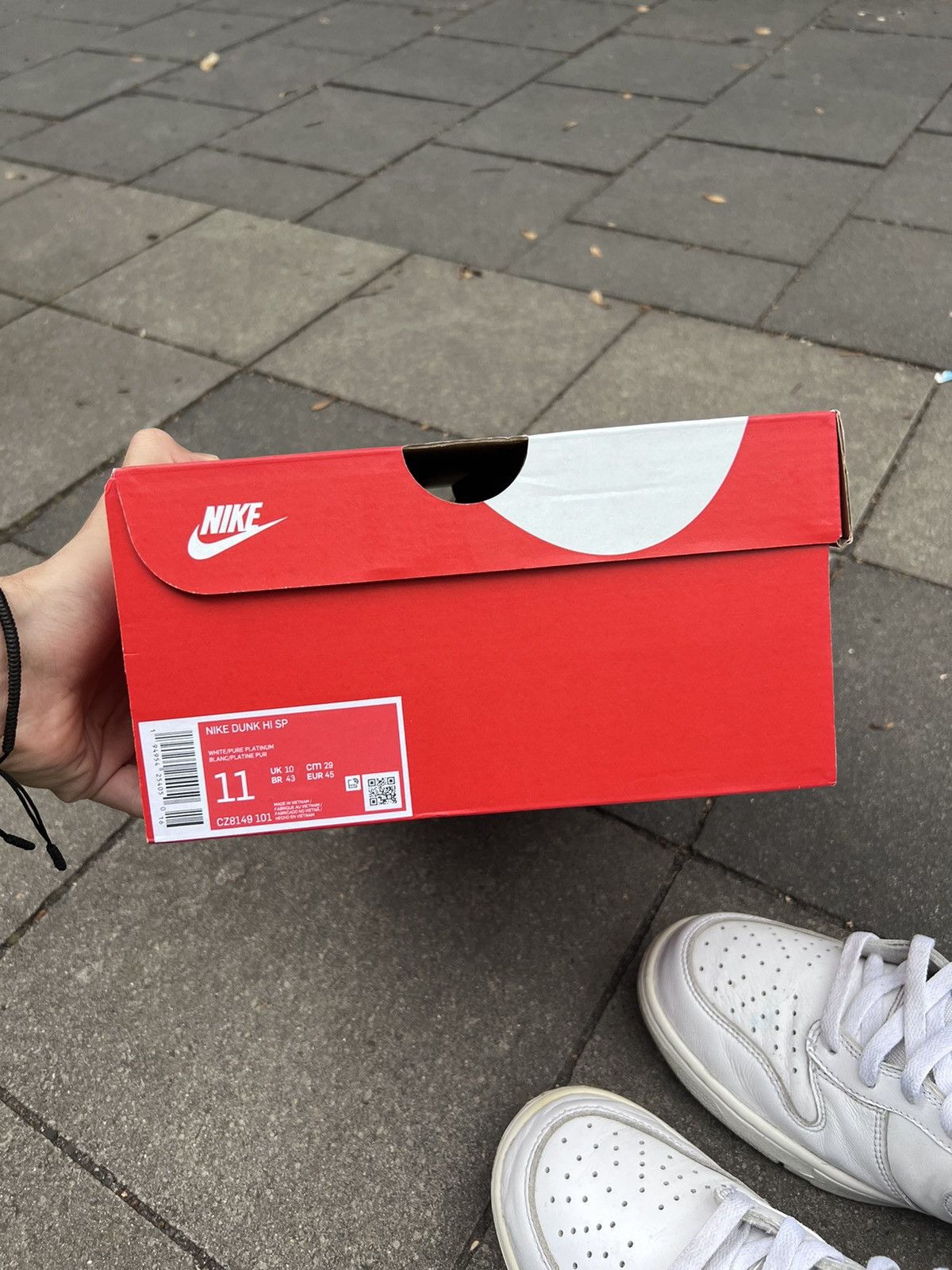 Nike Nike Dunk High SP Pure Platinum Size US 11 / EU 44 - 4 Thumbnail