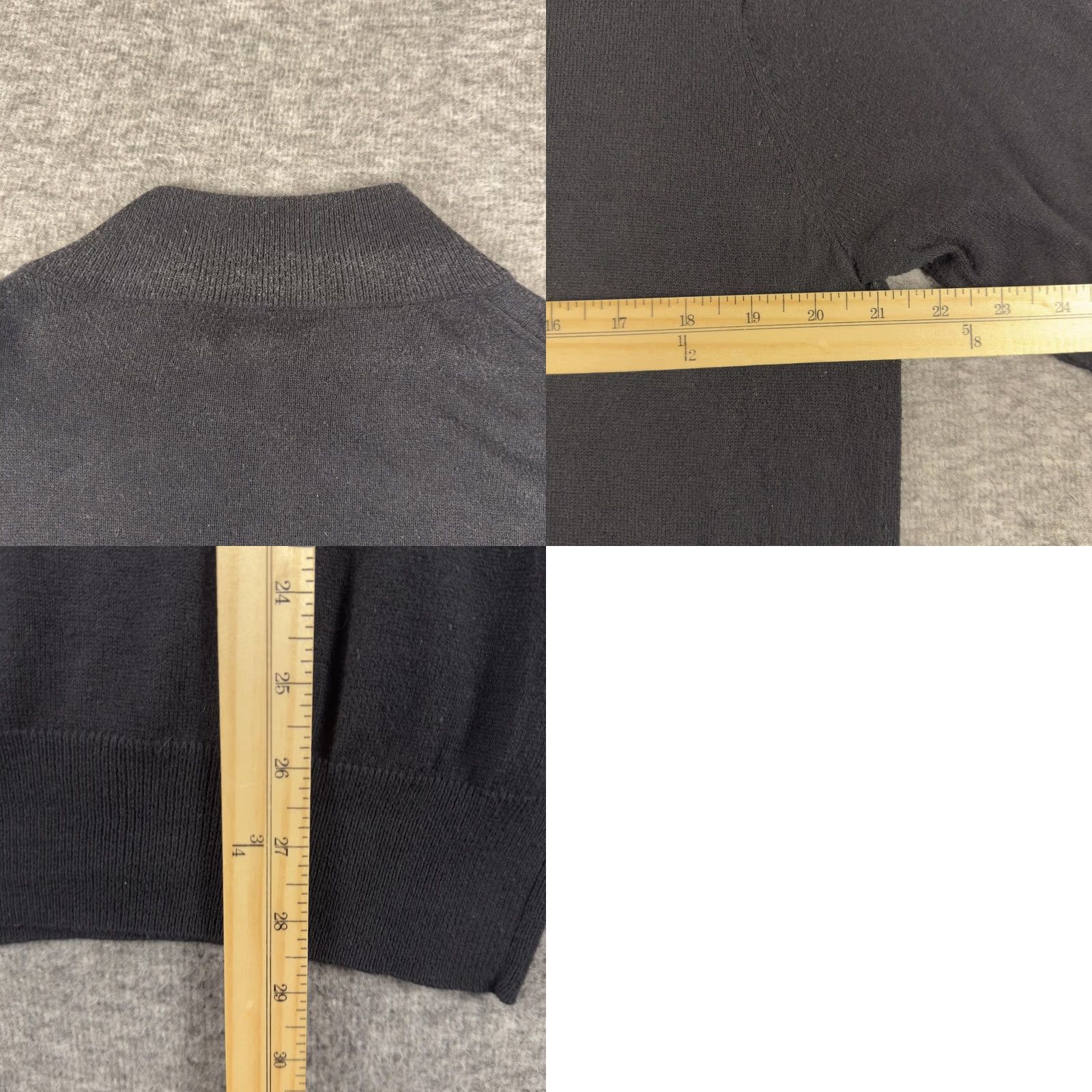 Peter Millar Peter Millar Sweater Mens Medium Black 1/4 Zip Mock Neck Cotton Cashmere Golf Size US M / EU 48-50 / 2 - 8 Thumbnail