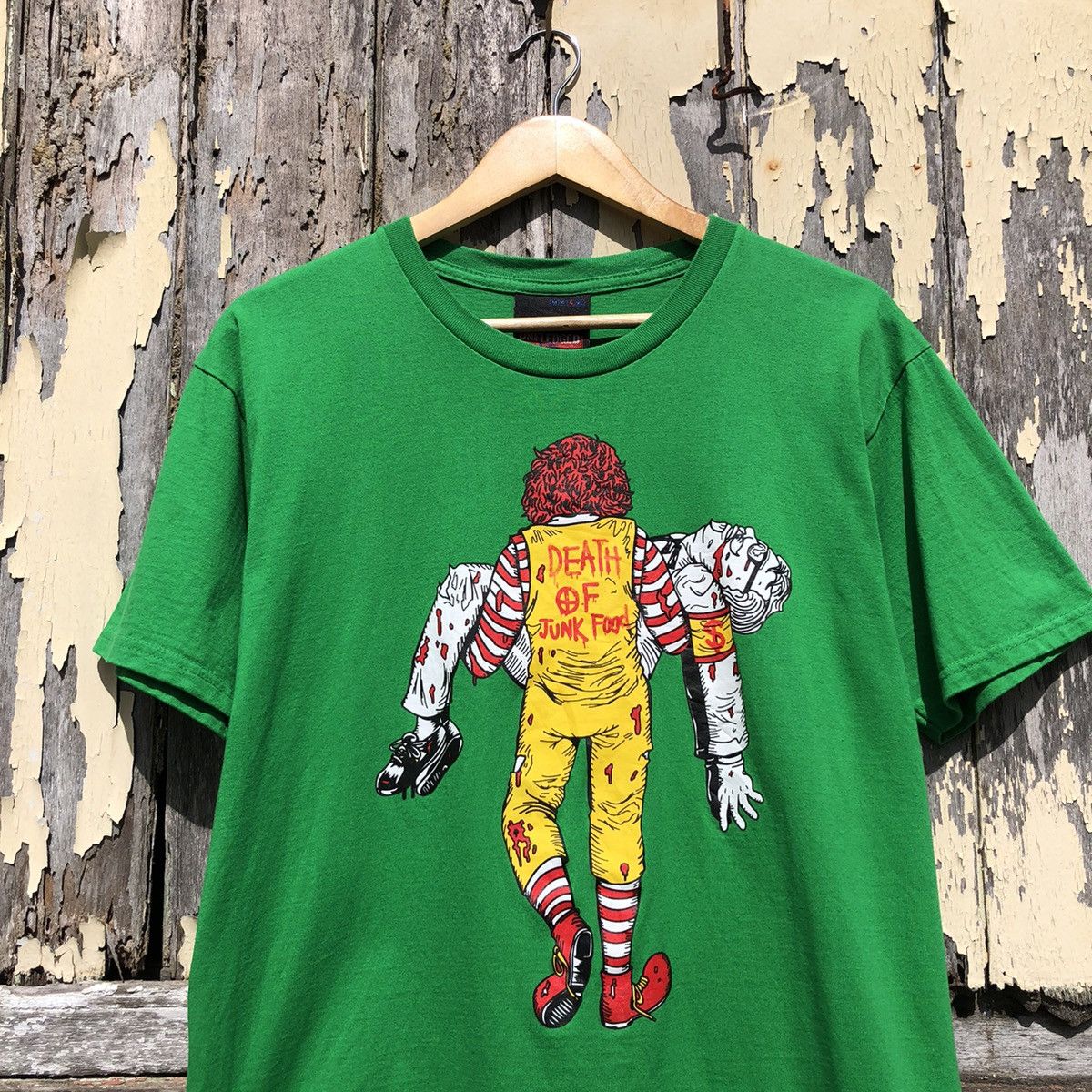 Vintage 🔥Rare🔥 Death Of Junk Food Tshirt Size US L / EU 52-54 / 3 - 3 Thumbnail