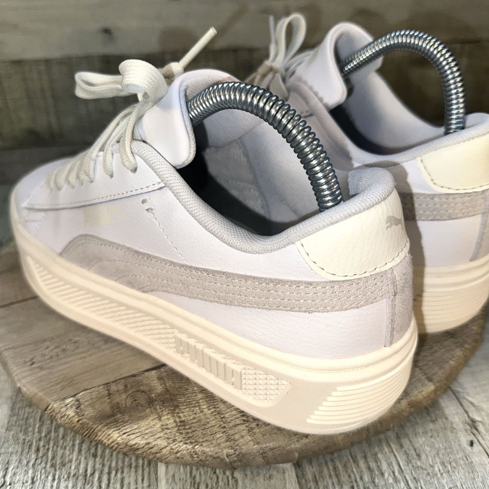 Puma PUMA Cali Dream Leather White Women's Size 7.5 US Sneaker Cali Star Leather White Shoes Womens US 7.5 Size US 8 / IT 38 - 4 Thumbnail