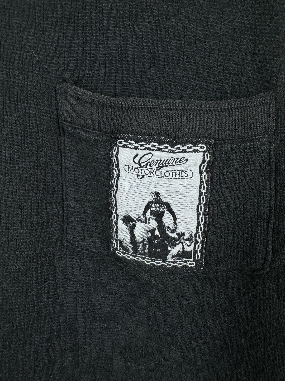 Harley Davidson × Vintage Harley-Davidson Motorcycles vintage 90s black pocket tee Size US M / EU 48-50 / 2 - 4 Thumbnail