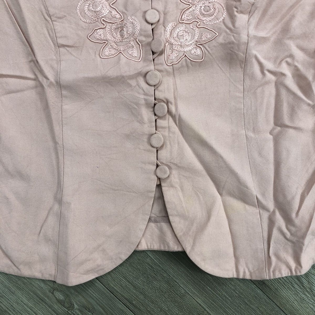 Designer × Japanese Brand × Vintage Vintage Koji Watanabe Style Button Up Size S / US 4 / IT 40 - 4 Thumbnail
