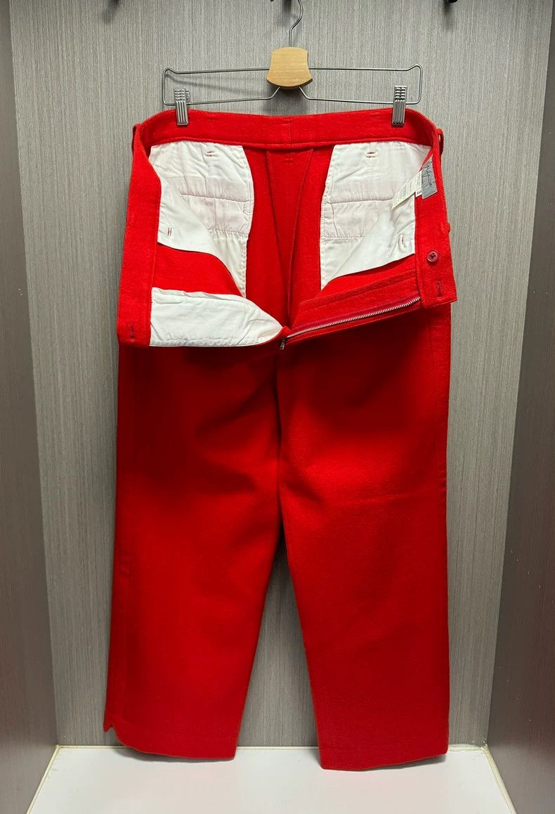 Yohji Yamamoto Yohji Yamamoto size 3 01 aw Mafia Period Felted Wool Red W Size US 30 / EU 46 - 4 Thumbnail