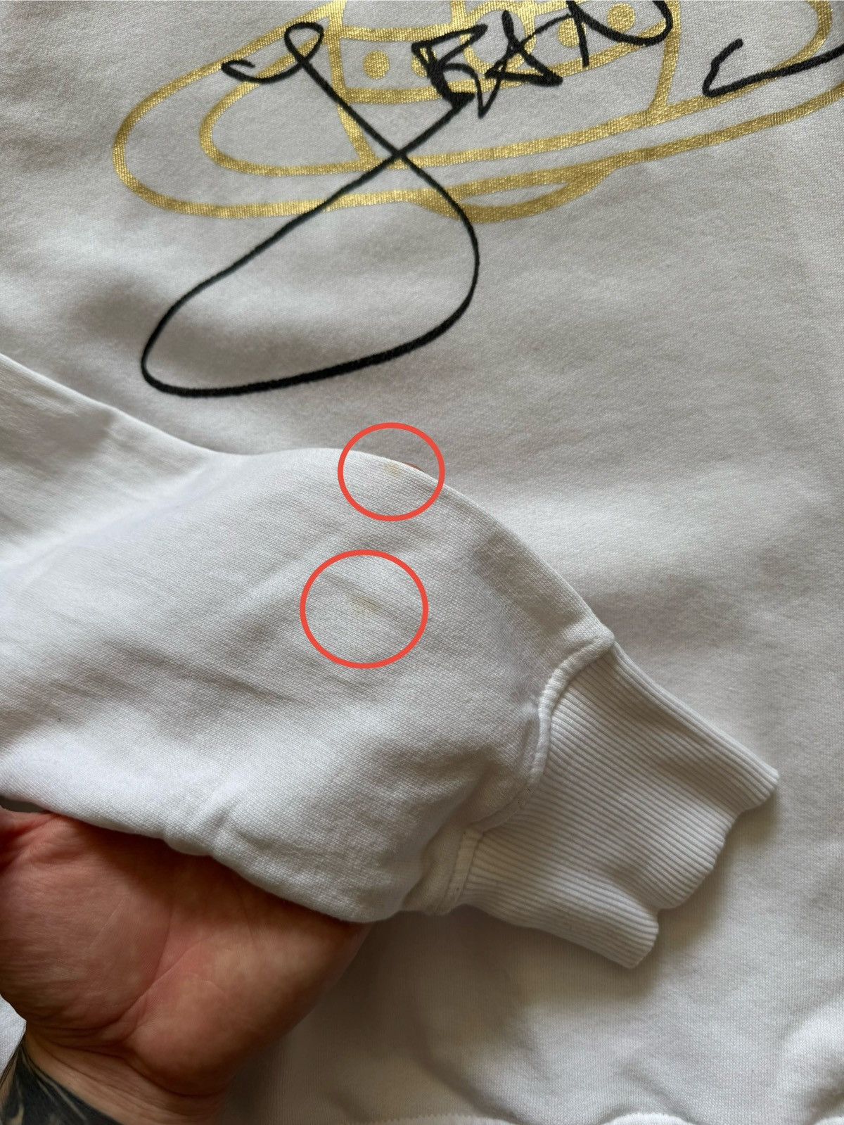 Vivienne Westwood Vivienne Westwood Vintage White Centre Logo Sweatshirt Size US S / EU 44-46 / 1 - 10 Thumbnail