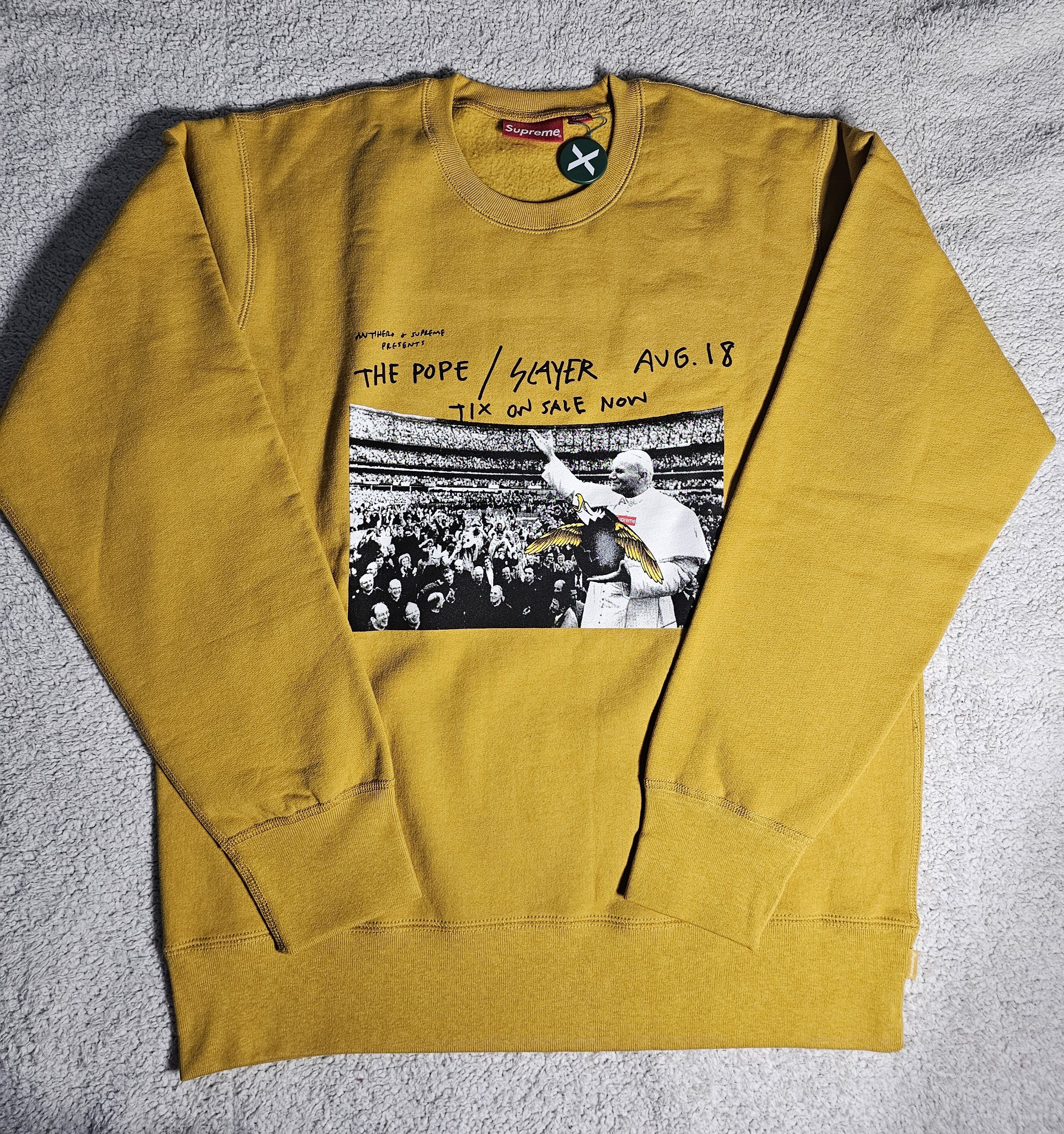 Supreme Supreme x Antihero Pope Crewneck Size US L / EU 52-54 / 3 - 1 Thumbnail
