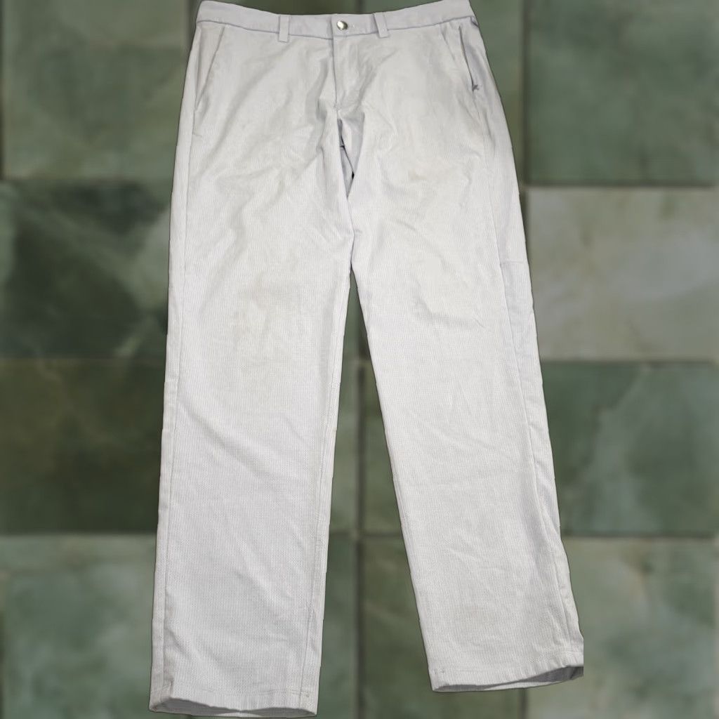 Lululemon Lululemon Slim Fit Ventlight Performance Pants Mens 32 Blue Commission Chino Straight Leg 30 x 30.5 Quick Dry Stretch Water Resistant Size US 32 / EU 48 - 1 Thumbnail