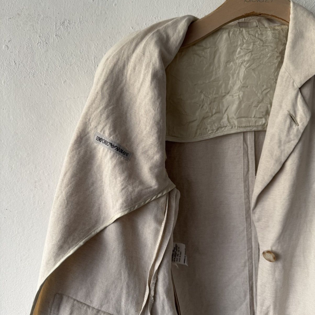 Emporio Armani Vintage Emporio Armani Double Pocket Zipper Blazer Size US S / EU 44-46 / 1 - 16 Thumbnail