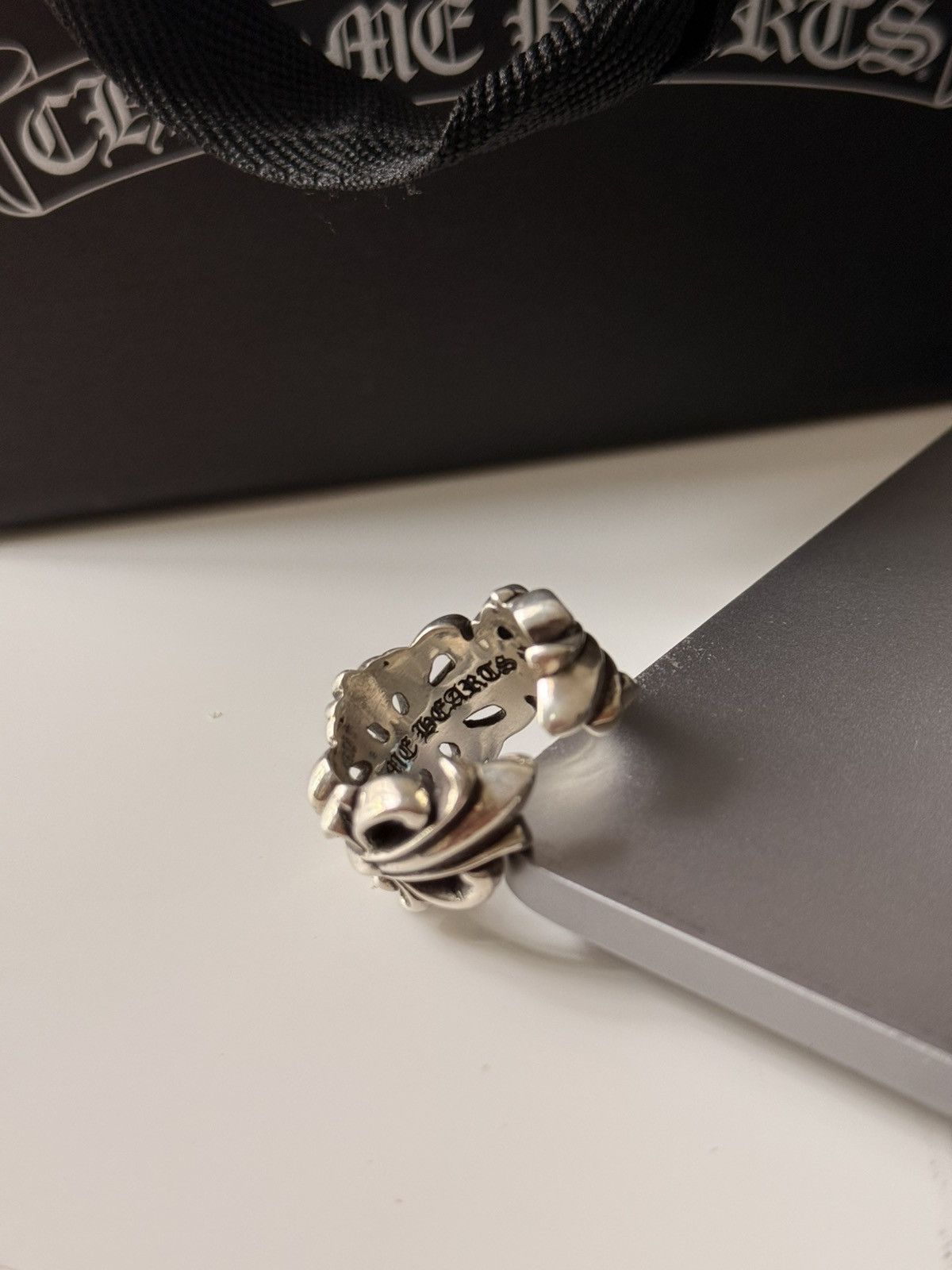 Chrome Hearts Chrome hearts double floral rings sz 12 Size ONE SIZE - 6 Thumbnail