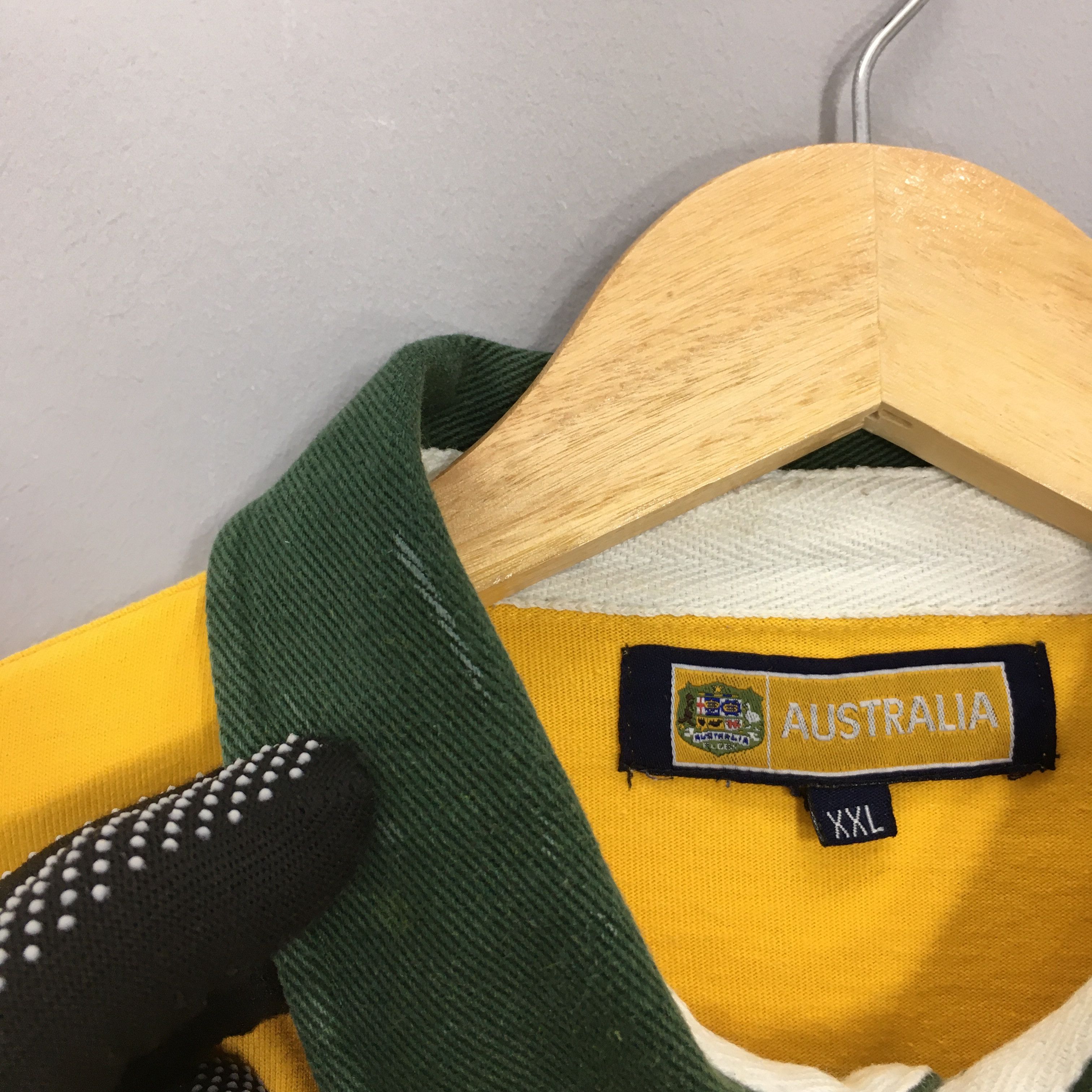 The Australian Outback Collection Vintage Wallabies Australia Union Rugby Shirt XXLarge Size US XXL / EU 58 / 5 - 6 Thumbnail