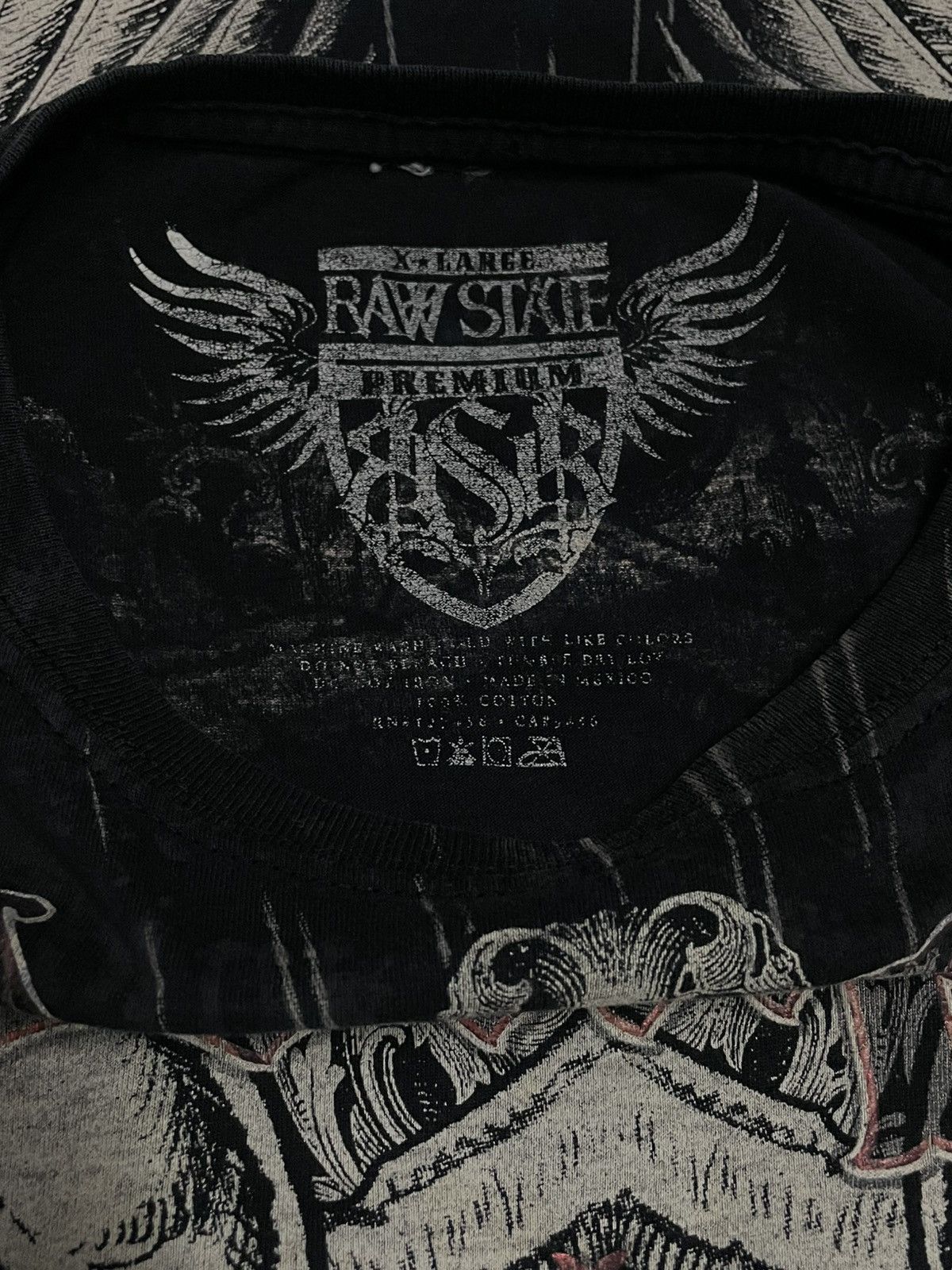 Affliction Vintage 1990s Japan Designer Raw Stakie Affliction Skull Tee Size US XL / EU 56 / 4 - 10 Thumbnail