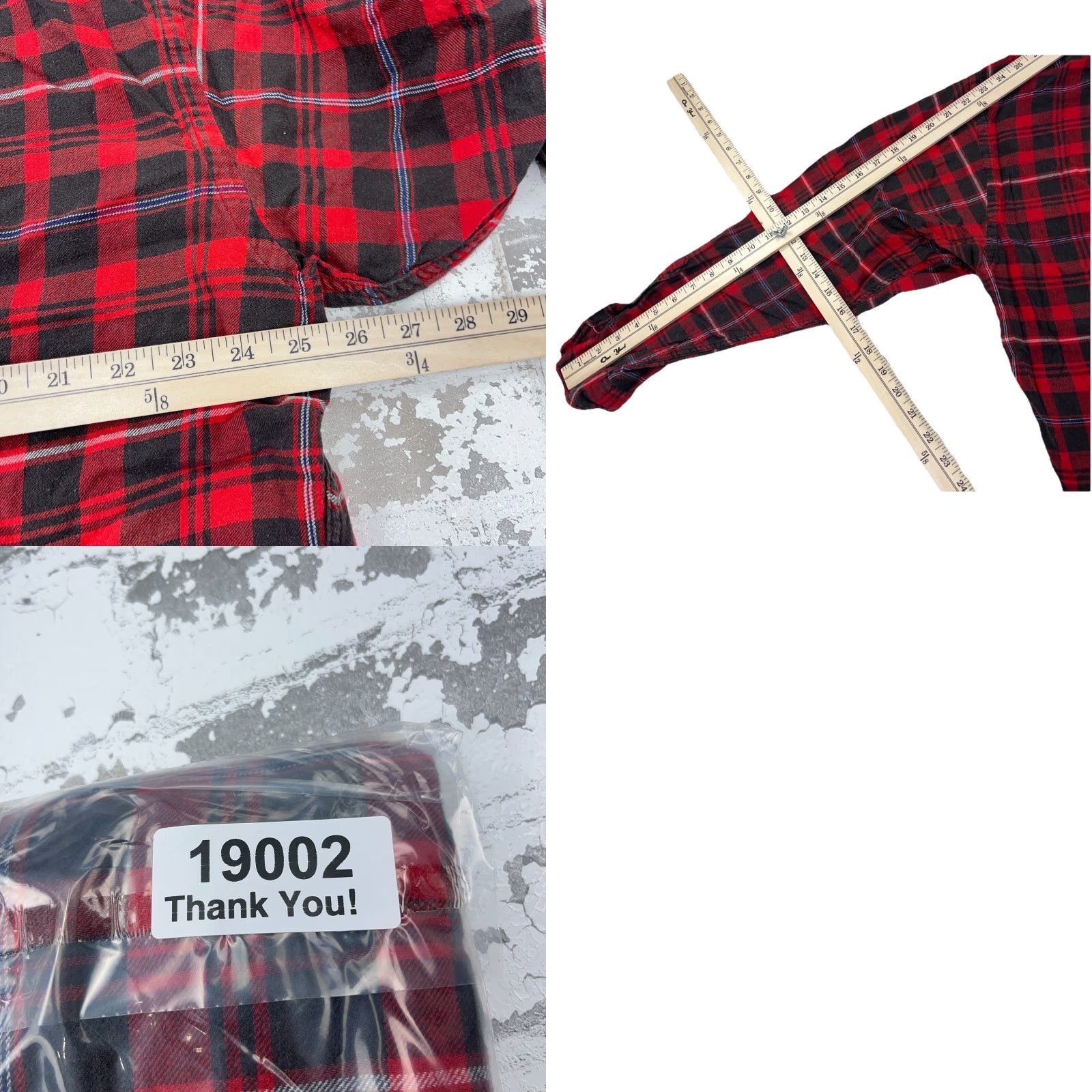 Ralph Lauren Ralph Lauren Button-Up Shirt Men XL Red Black Plaid Flannel Blaire Tartan Comfort Casual Size US XL / EU 56 / 4 - 8 Thumbnail