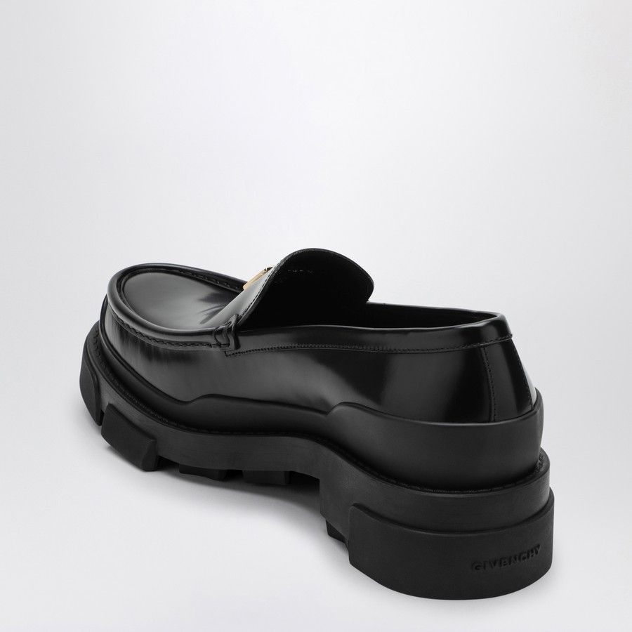 Givenchy o1d2blof0824 Leather Loafer Logo in Black Size US 6 / IT 36 - 4 Thumbnail