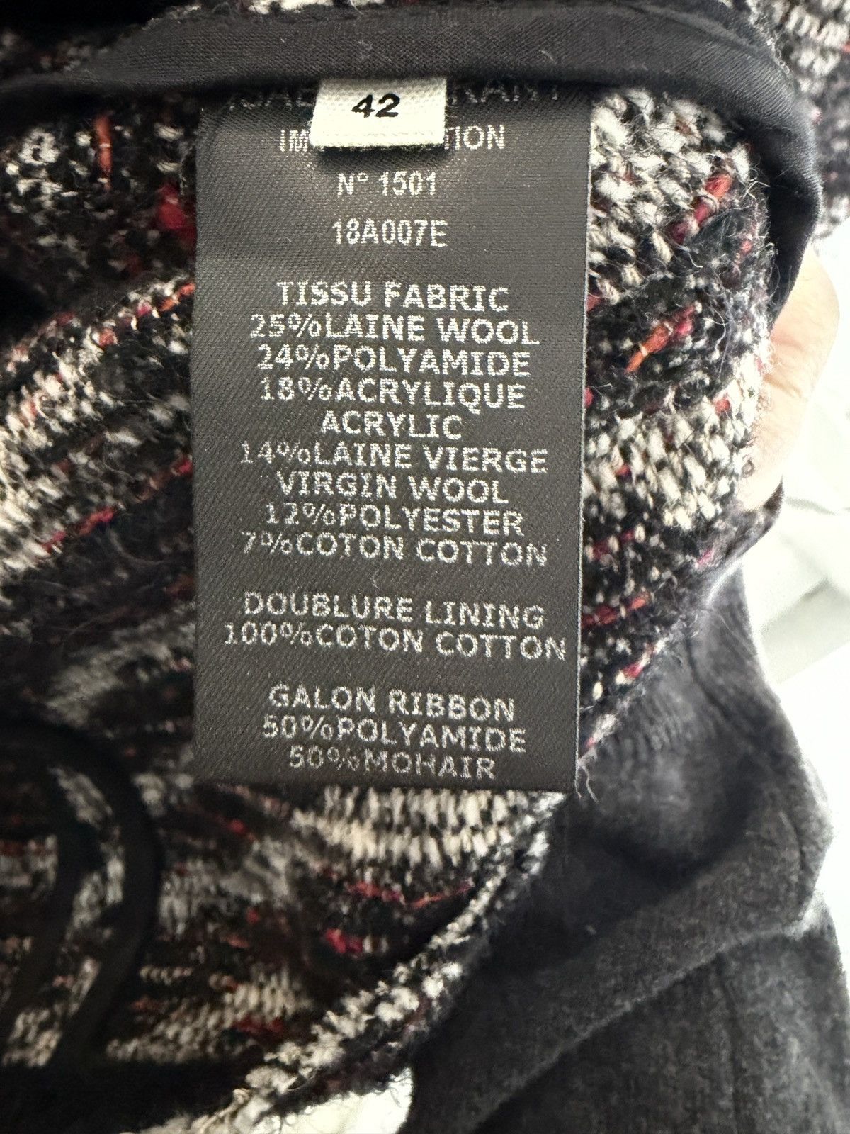 Isabel Marant Etoile Isabel Marant Étoile Tweed Jacket in Mixed Tones Size M / US 6-8 / IT 42-44 - 5 Thumbnail
