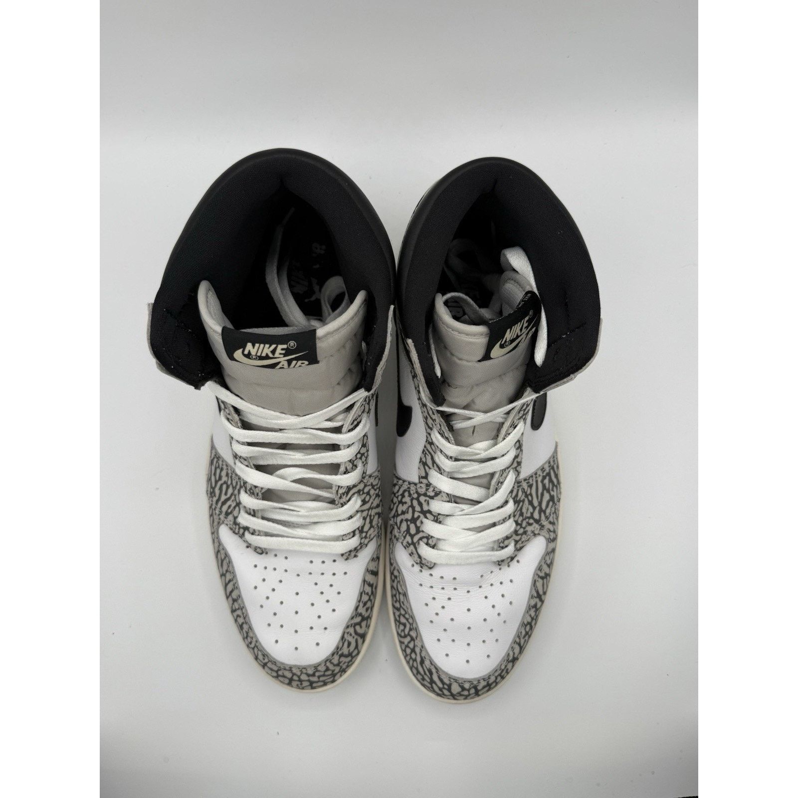 Nike Nike Air Jordan 1 One High White Cement DZ5485-052 Size 13 Size US 13 / EU 46 - 3 Thumbnail