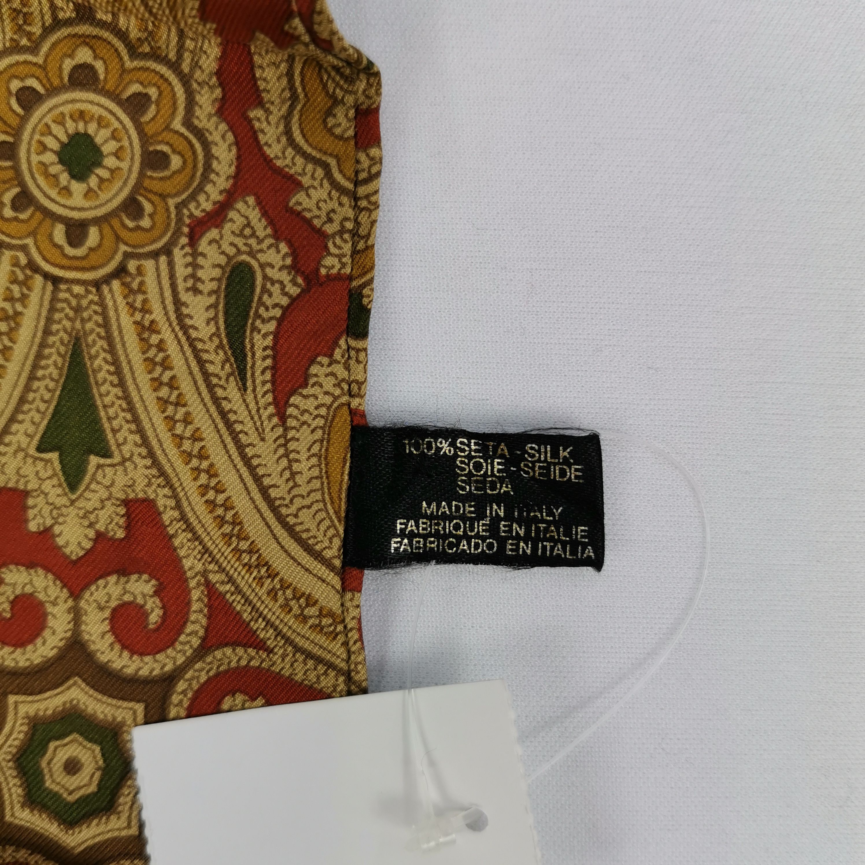 Vintage Vintage Unsigned Scarf Muffler Wool Silk Scarves Size ONE SIZE - 4 Thumbnail