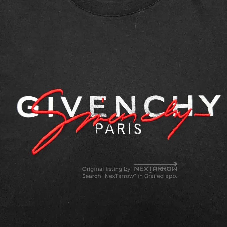 Givenchy Givenchy Red logo short-sleeve T-shirt (L size) Size US L / EU 52-54 / 3 - 3 Thumbnail