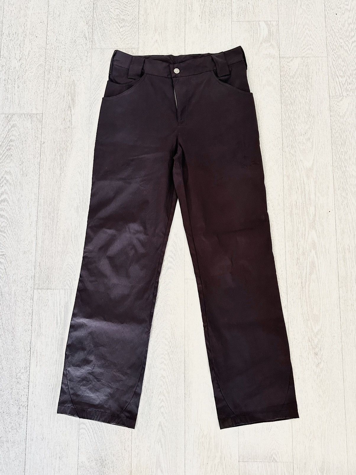 AFFIX affix panel pants deep purple M