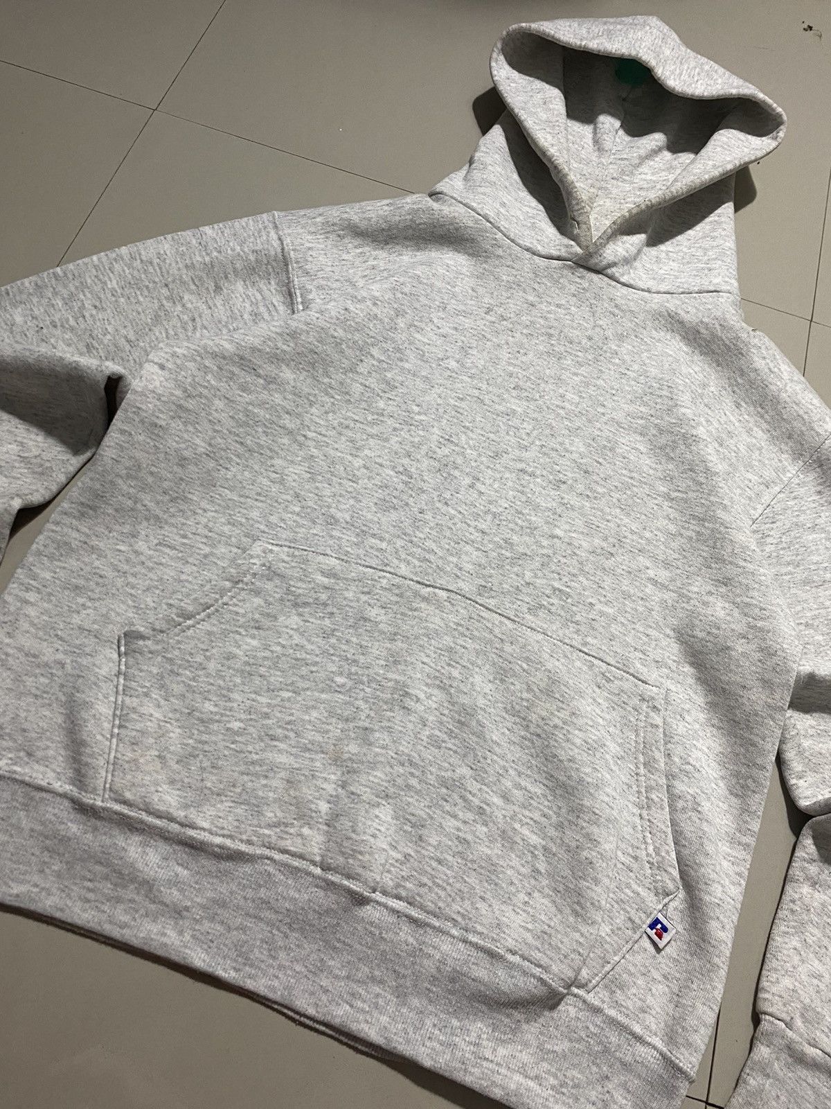 Russell Athletic 90s Vintage Russell Athletic Blank Hoodie Grey - M Size US M / EU 48-50 / 2 - 6 Thumbnail