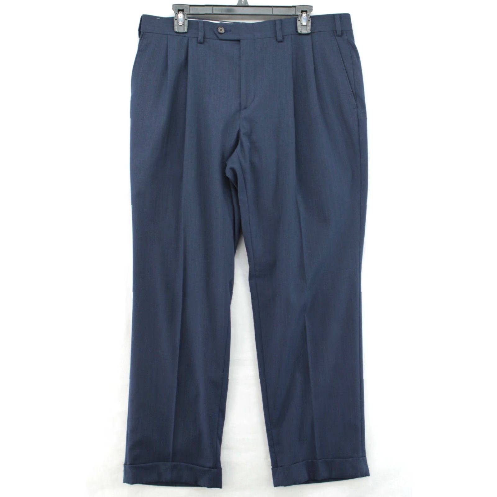 Polo Ralph Lauren Polo Ralph Lauren Dress Pants Men’s 36x30 Navy Blue Pleated Casual Friday Office Dress Pants Men 36 Navy Blue Polo Ralph Lauren Regular Straight Size US M / EU 48-50 / 2 - 2 Thumbnail