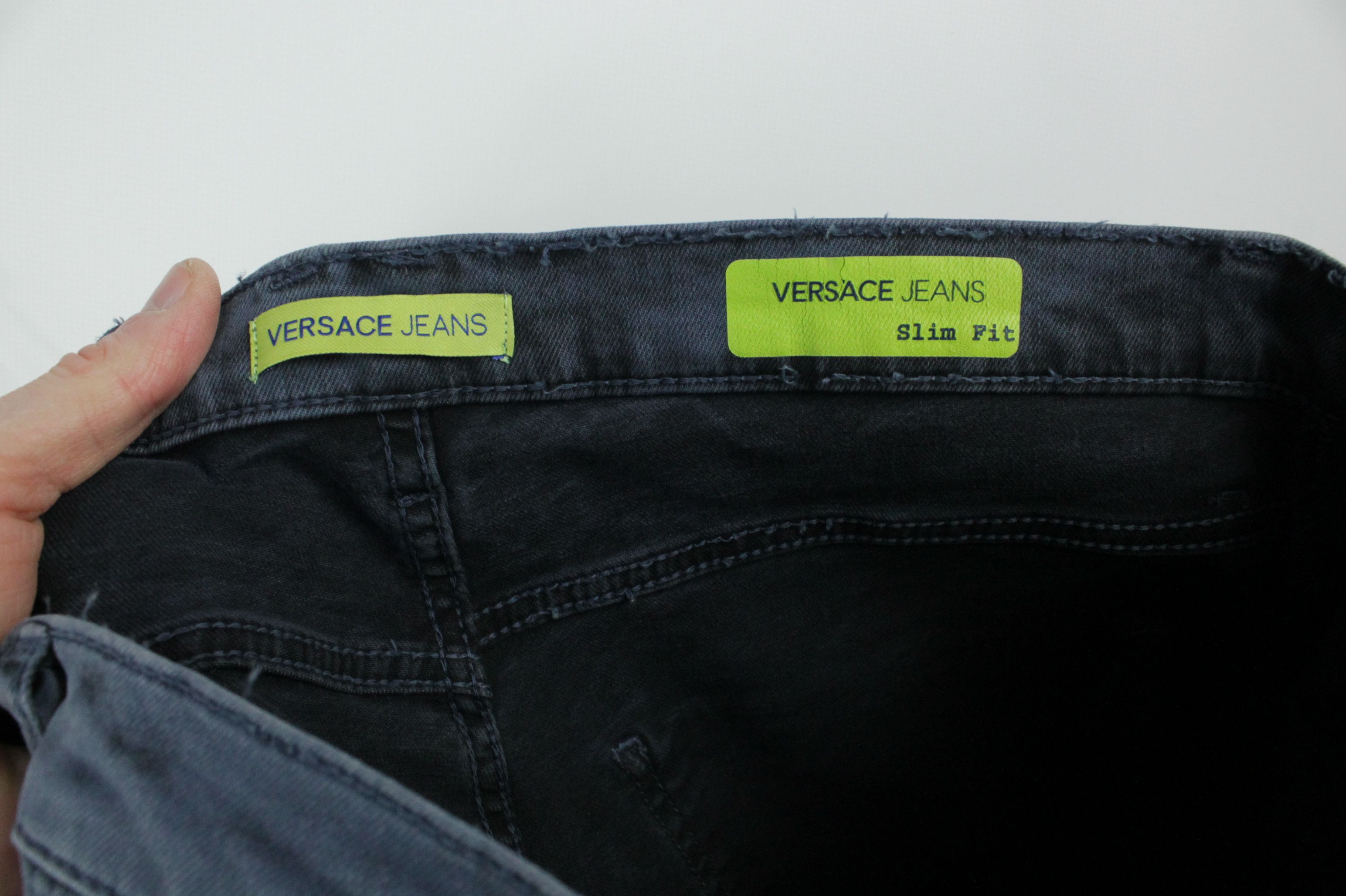 Versace Jeans Couture Versace Slim Fit Blue Denim Jeans Men's Size US 28 / EU 44 - 7 Thumbnail