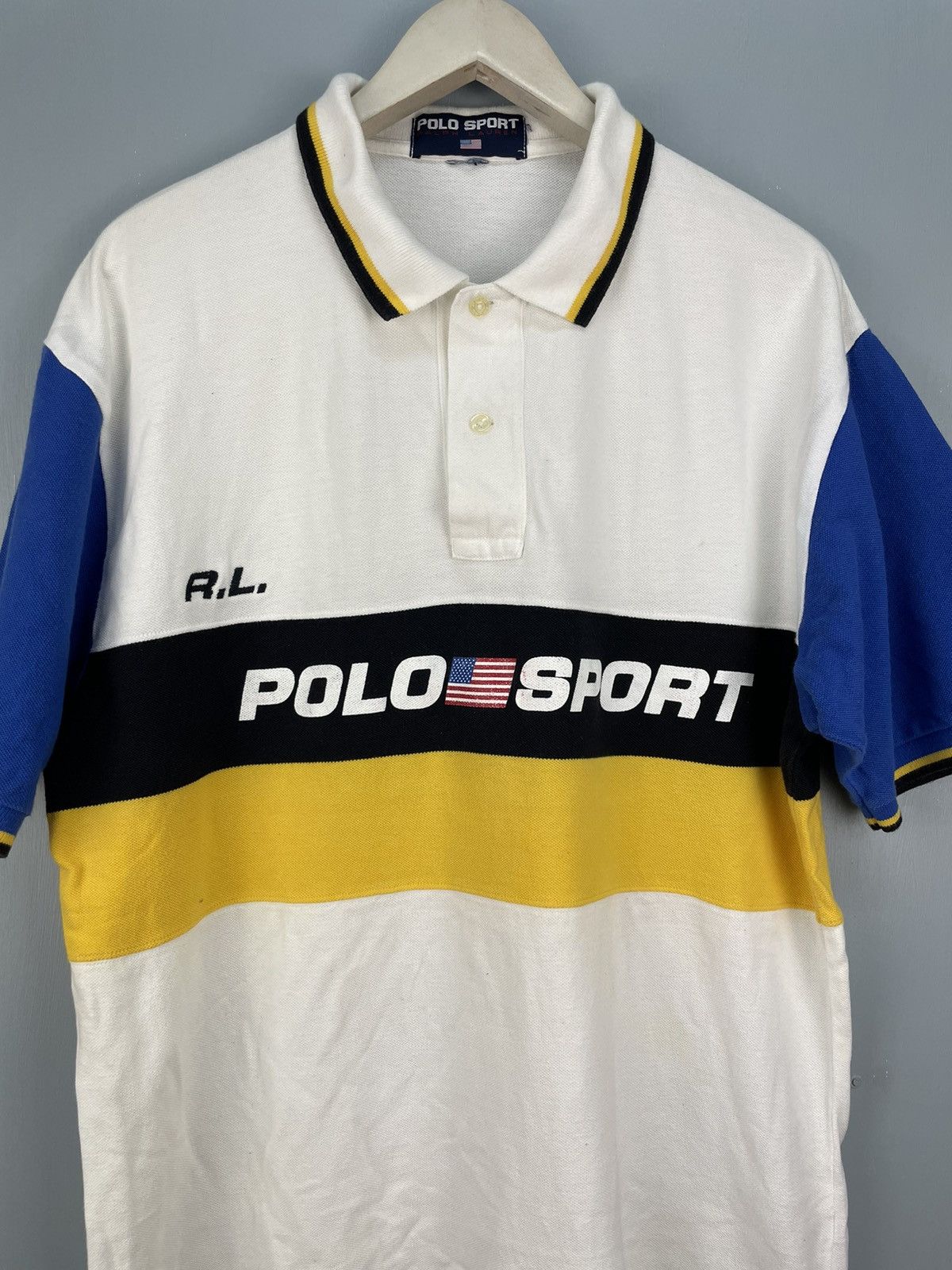 Polo Ralph Lauren × Vintage Vintage Polo Sport Ralph Lauren polo shirt Size US L / EU 52-54 / 3 - 3 Thumbnail