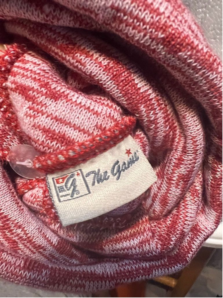 The Game The Game Beanie Hat Red/White One Size Size ONE SIZE - 5 Thumbnail